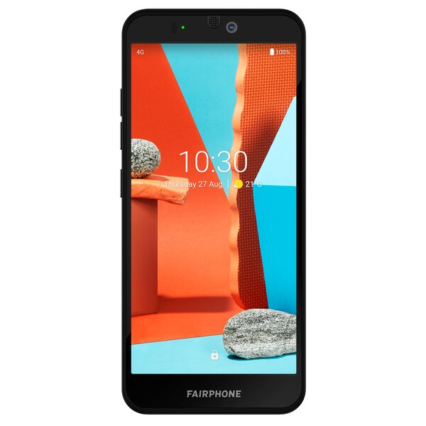 FAIRPHONE 3 Plus 64 GB, schwarz
