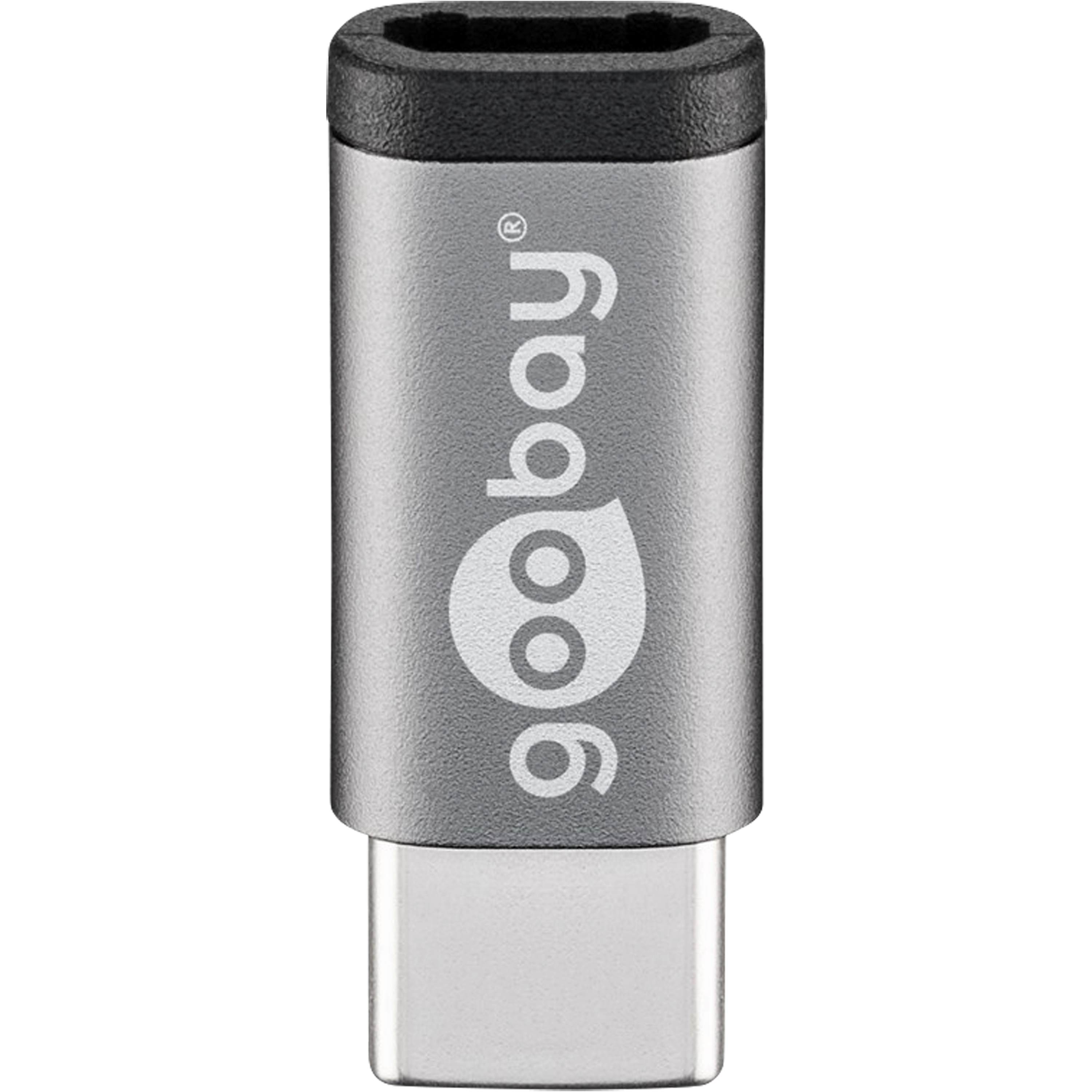 GOOBAY Adapter USB-C™ auf USB 2.0 Micro-B, zum Verbinden eines USB-C™ Gerätes mit einem USB 2.0 Micro-B Kabel