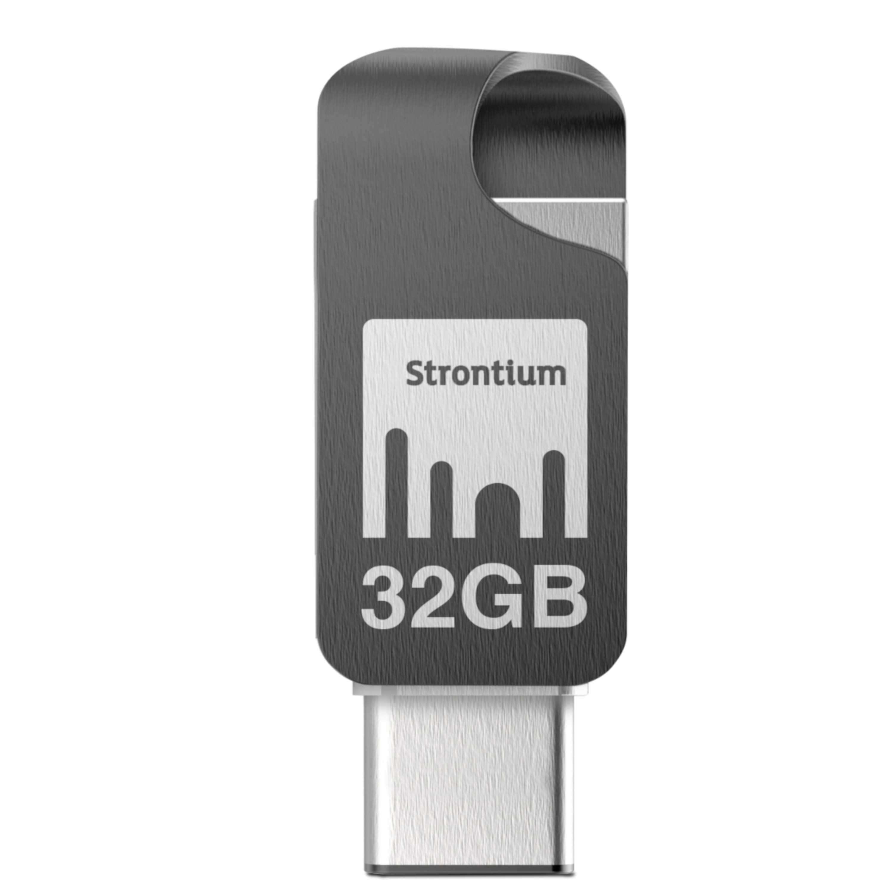 WENTRONIC Nitro Plus OTG USB Typ C Stick, 32 GB, On-the-go Typ C Adapter, Bis zu 150 MB/s, Für Smartphones und Tablets