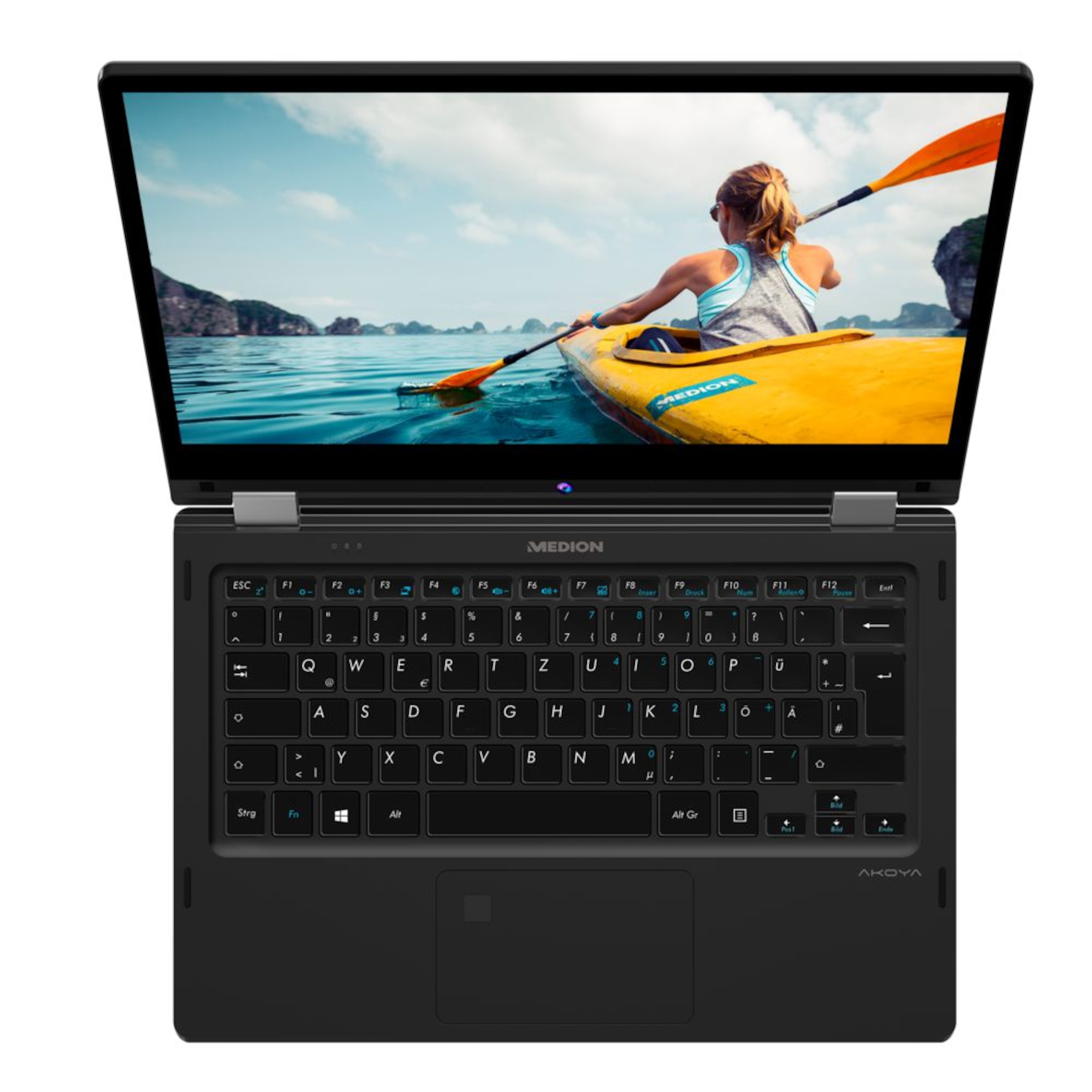 MEDION® AKOYA® E3216, Intel® Pentium® N4200, Windows 10 Home, 33,8 cm (13,3'') FHD Touch-Display, 64 GB Flash, 4 GB RAM, Convertible  (B-Ware)