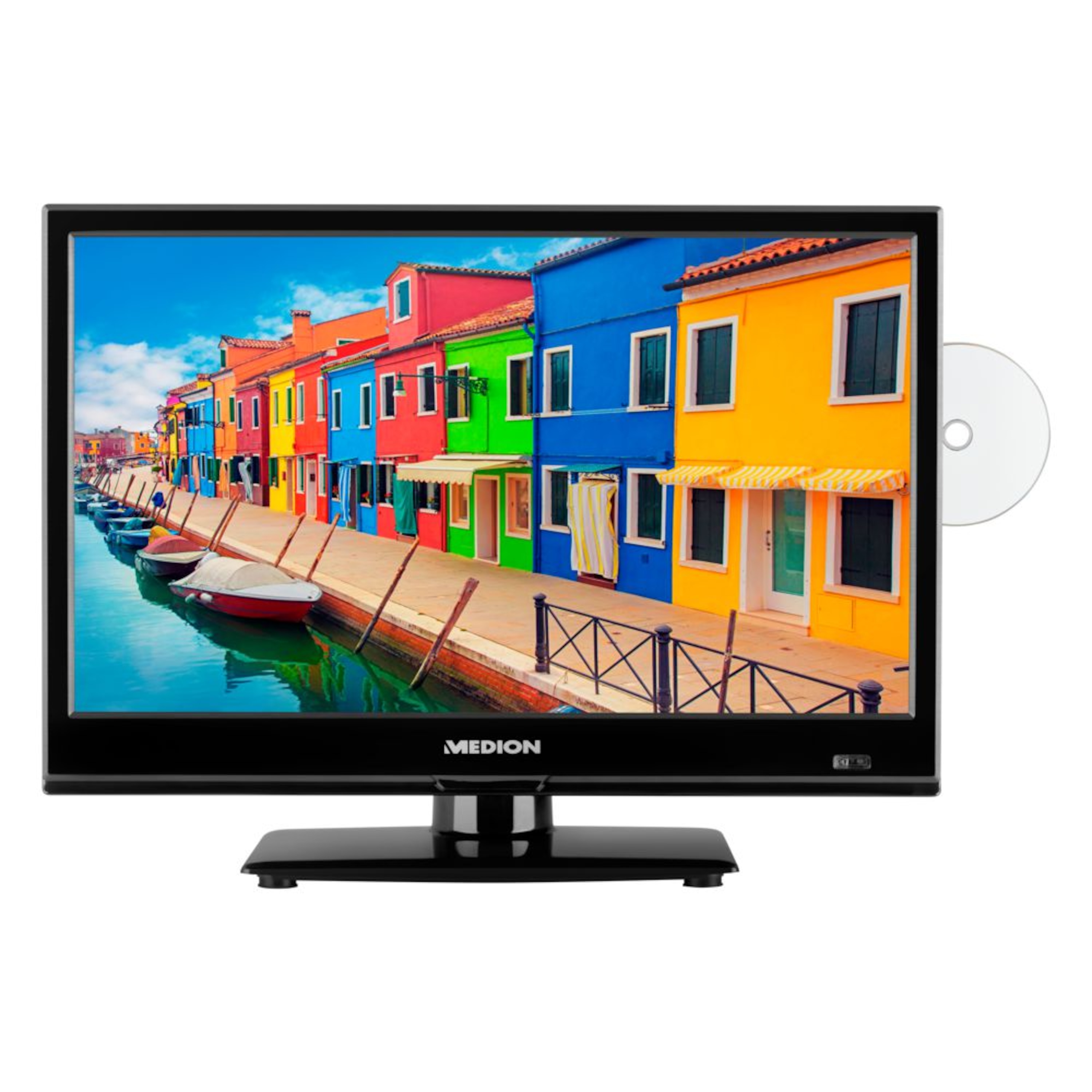 MEDION® LIFE® E11941 Fernseher, 47 cm (18,5'') LCD-TV, inkl. DVB-T 2 HD Modul (3 Monate freenet TV gratis) - ARTIKELSET