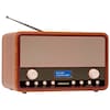 MEDION® LIFE® E66312 DAB+/UKW-Radio im Retro-Look, Dot-Matrix-Display, 20 Senderspeicher, Einschlaf- und Schlummerfunktion, 2 x 20 W max. Musikausgangsleistung  (B-Ware)