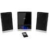 MEDION® LIFE® E64074 Mikro-Audio-System mit CD-Player UKW/MW Stereo Radio, Weckfunktion, 30 Senderspreicher, LC-Display mit blauer Hintergrundbeleuchtung, 2 x 25 W