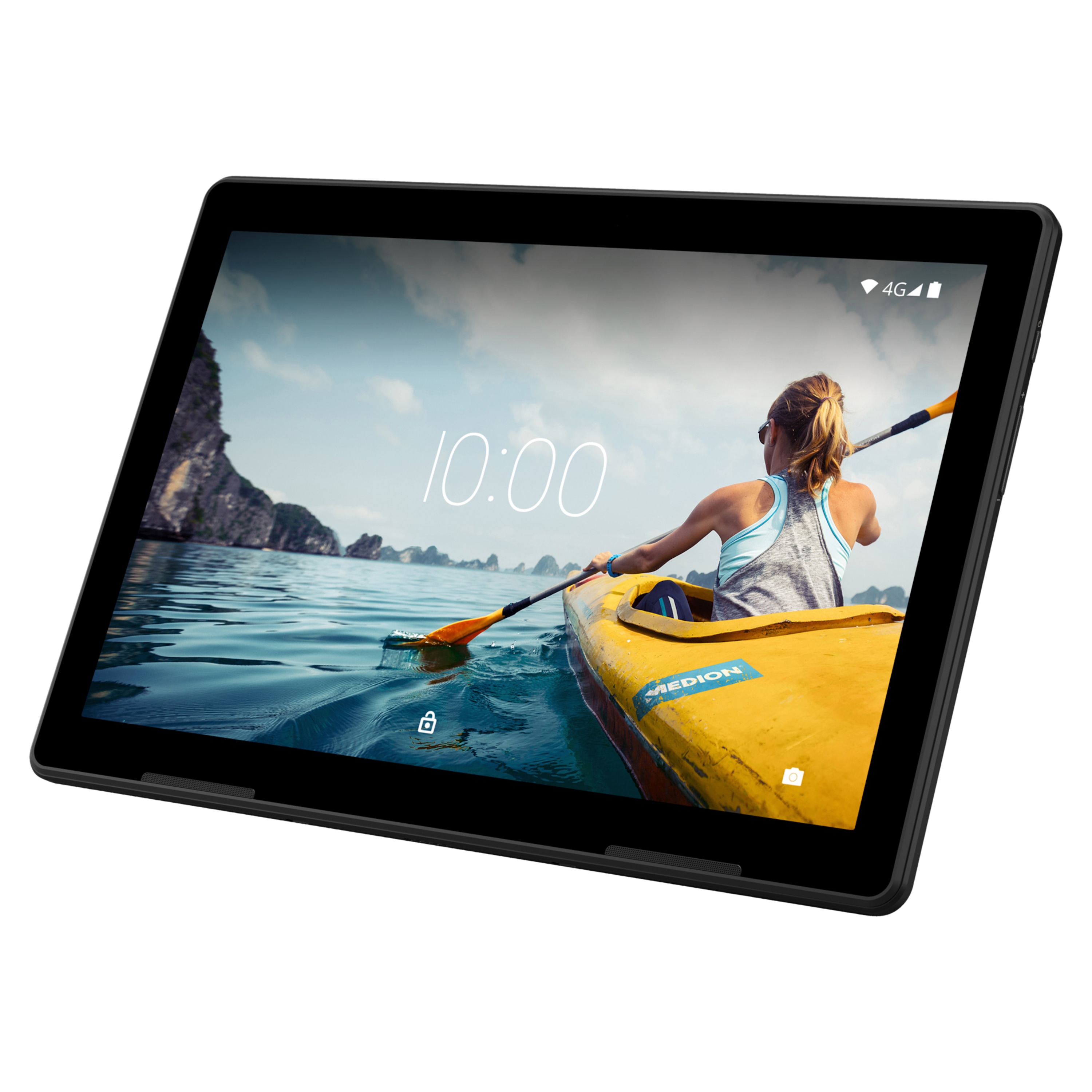 MEDION® LIFETAB® E10802 Tablet, 25,5 cm (10") Full Hd Display, Android™ 10, 64 Gb Speicher, 3 GB RAM, Octa-Core Prozessor, LTE, inkl. Keyboard