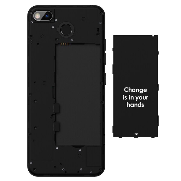 FAIRPHONE 3 Plus 64 GB, schwarz