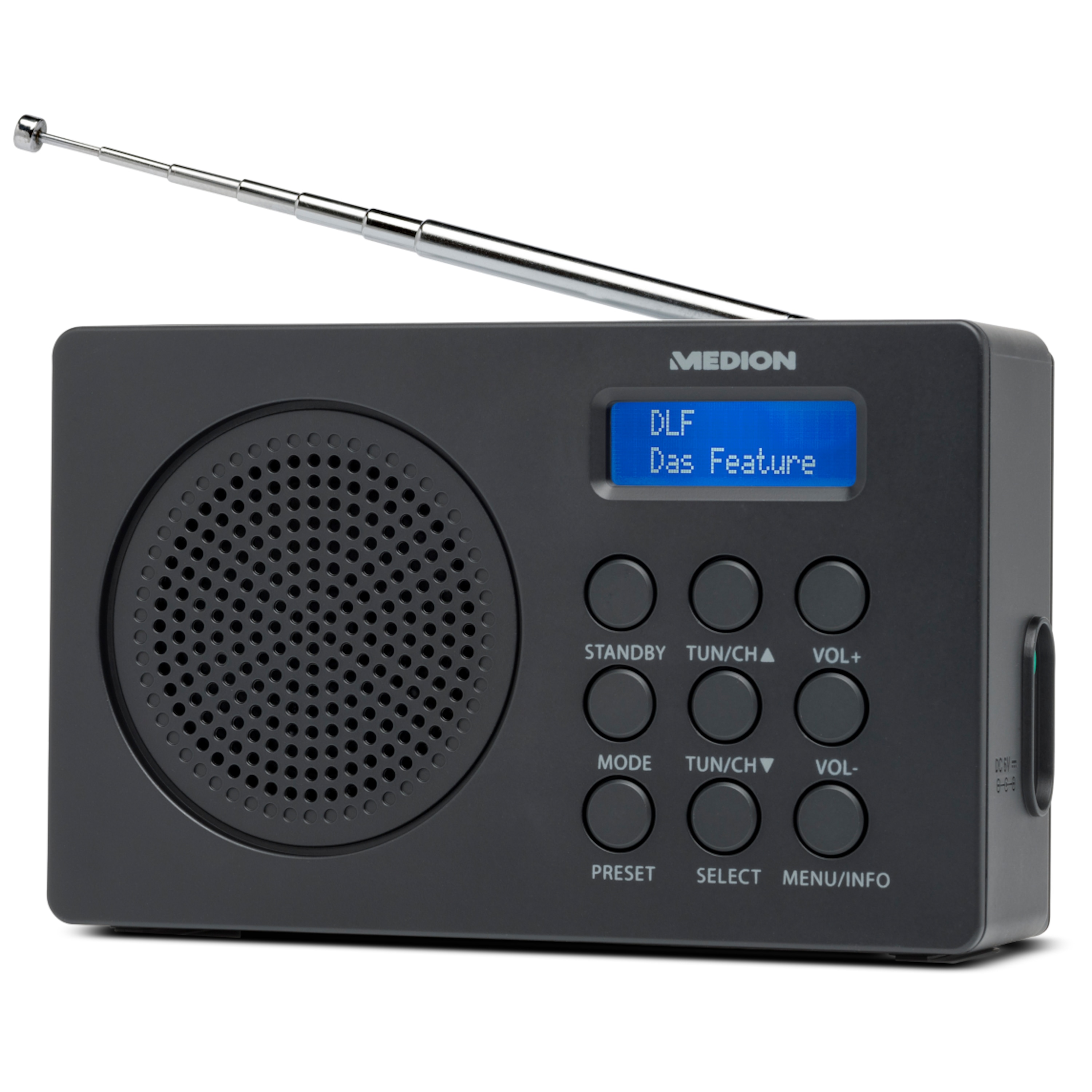 MEDION® LIFE® E66320 DAB+ Radio, digitale Radiosender in brillanter Tonqualität, Netz- oder Batteriebetrieb  (B-Ware)