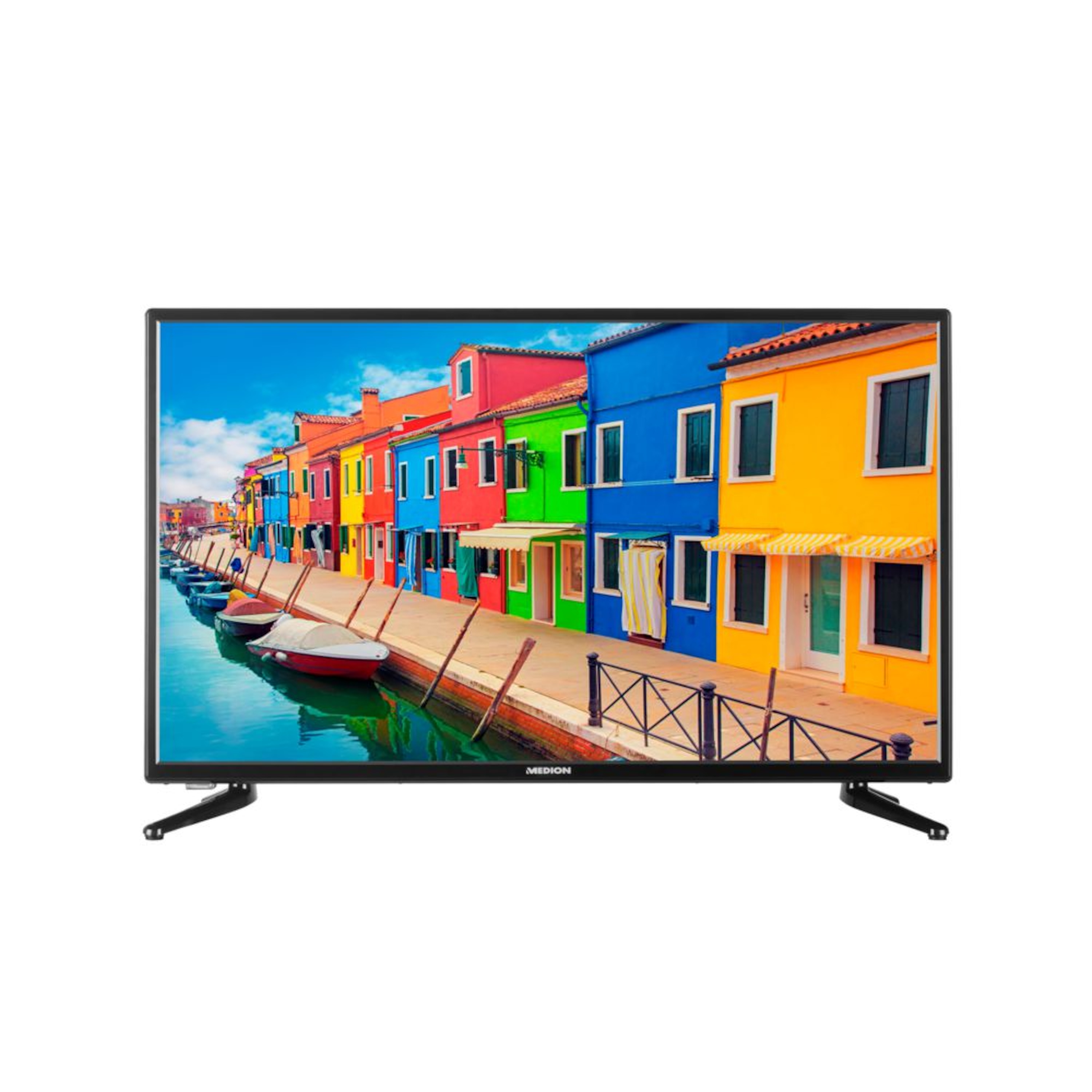 MEDION® LIFE® E13225, LED-Backlight TV, 80 cm (31,5“), inkl. DVB-T 2 HD Modul (1 Monat freenet TV gratis) - ARTIKELSET