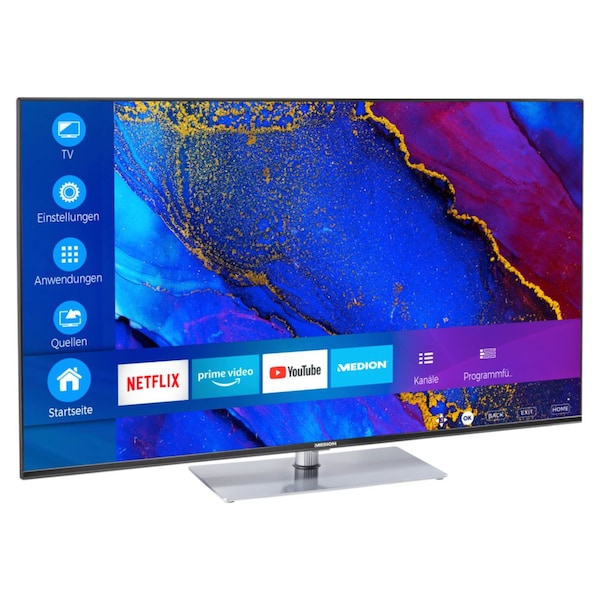 Medion Life X15061 Smart Tv 125 7 Cm 50 Ultra Hd Display Hdr Dolby Vision Micro Dimming Memc Pvr Ready Netflix Amazon Prime Video Bluetooth Dts Hd Hd Triple Tuner Ci Medion Online