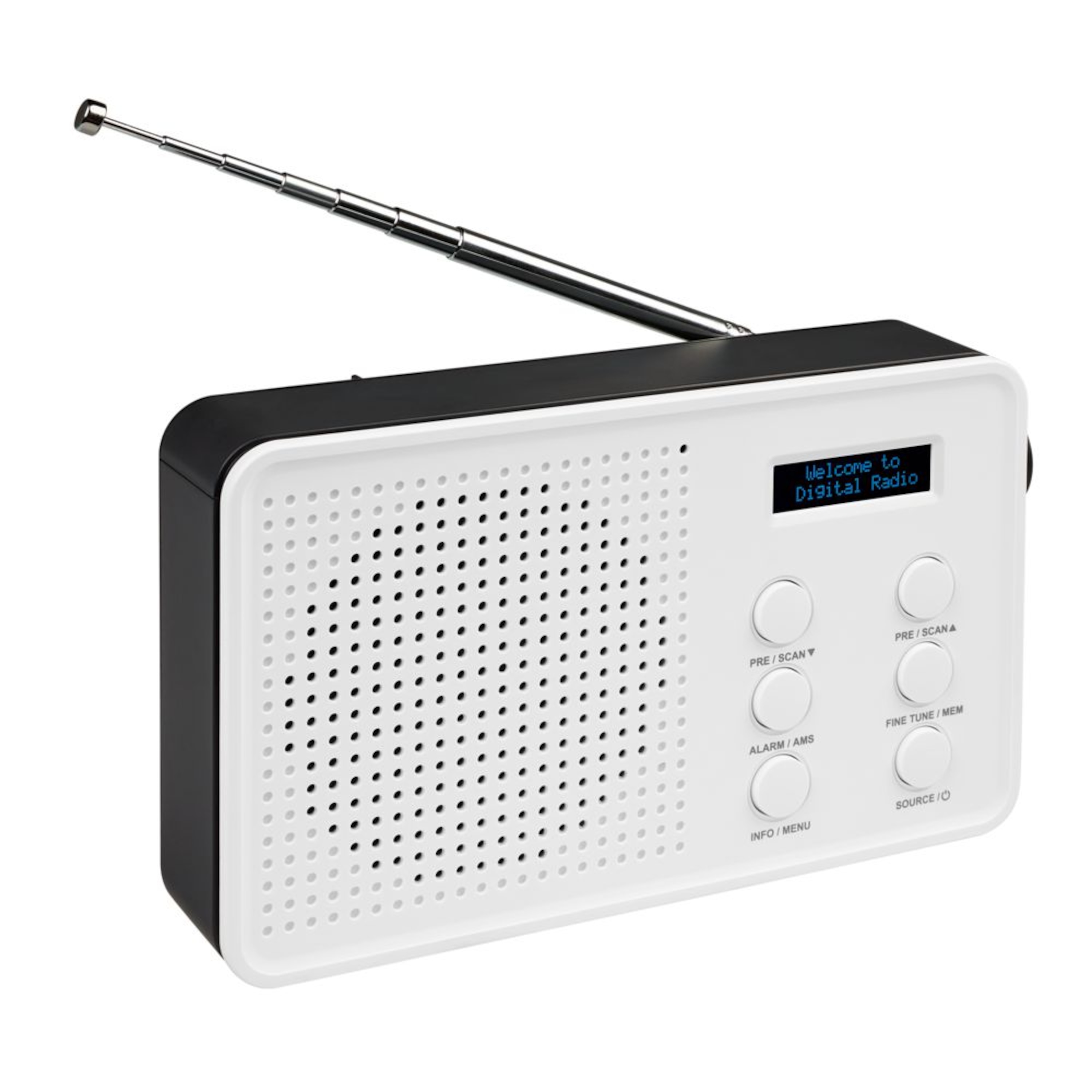 MEDION® LIFE® E66420 Tragbares DAB+/UKW-Radio, Bluetooth® 4.2, 60 Senderspeicher, 15 W (1,5 W RMS), LC-Display mit Hintergrundbeleuchtung, Freisprechfunktion  (B-Ware)
