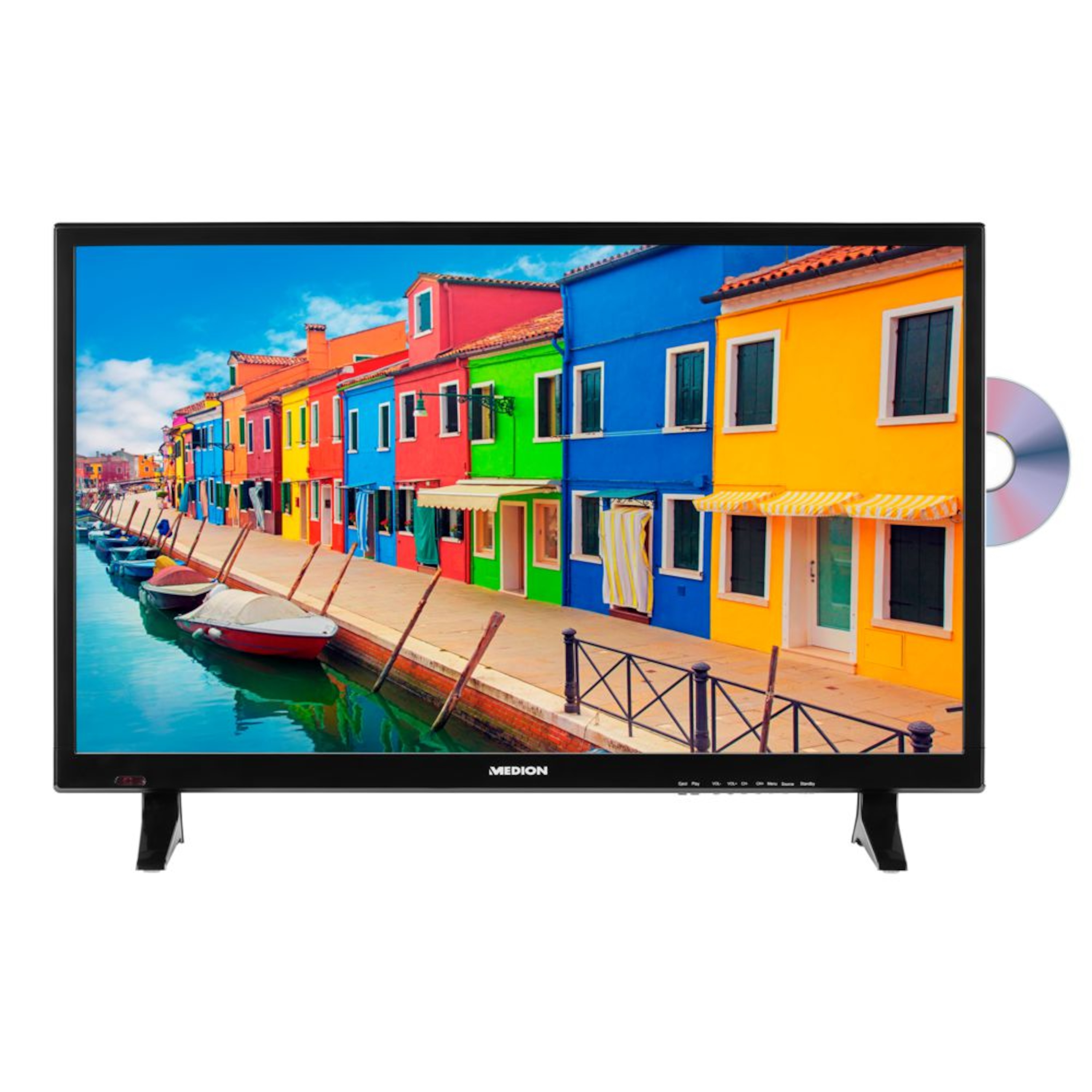 MEDION® LIFE® P12311 TV, 69,9 cm (27,5") LED-Backlight, HD Triple Tuner, integrierter DVD-Player, CI+   (B-Ware)