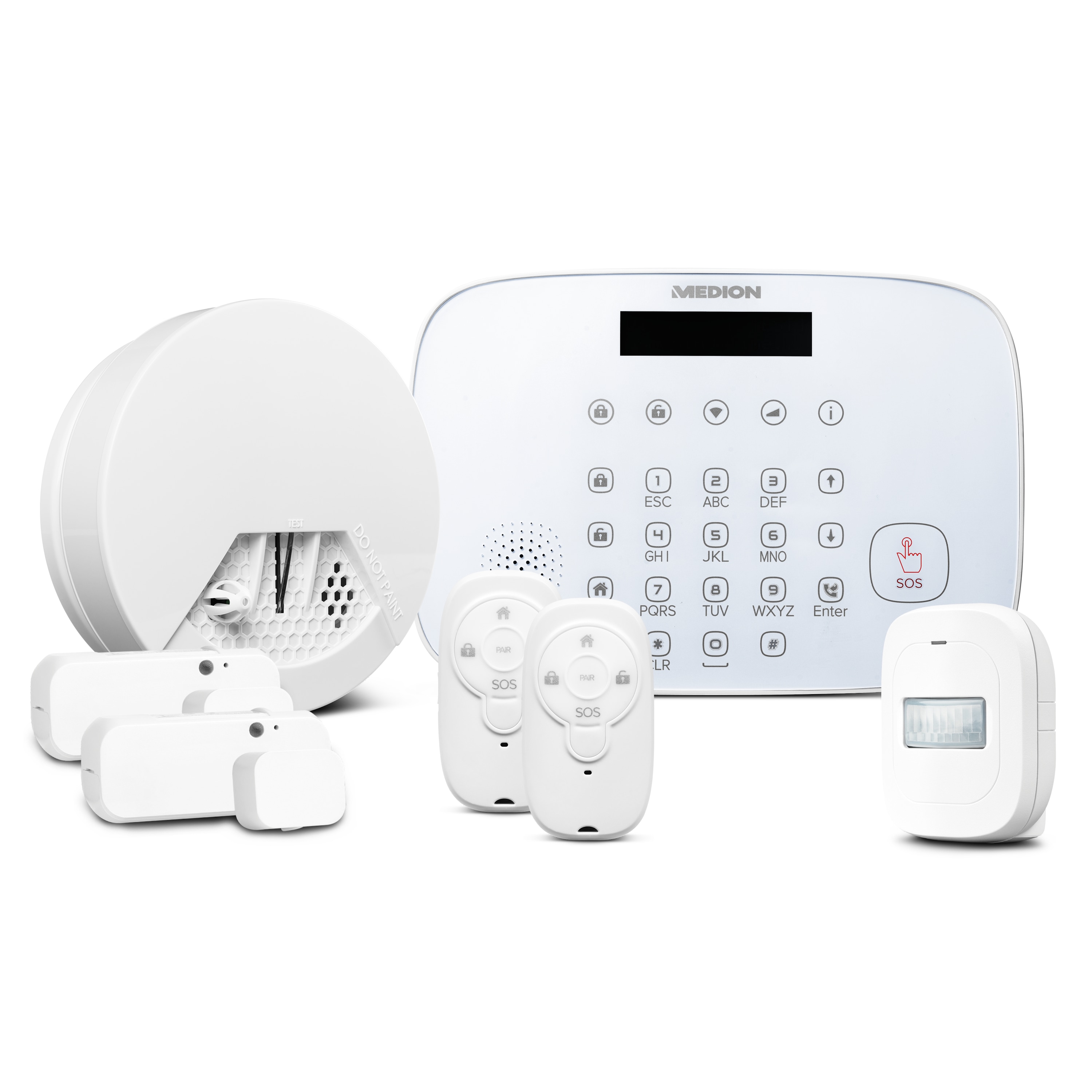 MEDION® Smart Home Alarmsystem Zentrale P85731 inkl. umfangreichem Zubehör - Artikelset 2