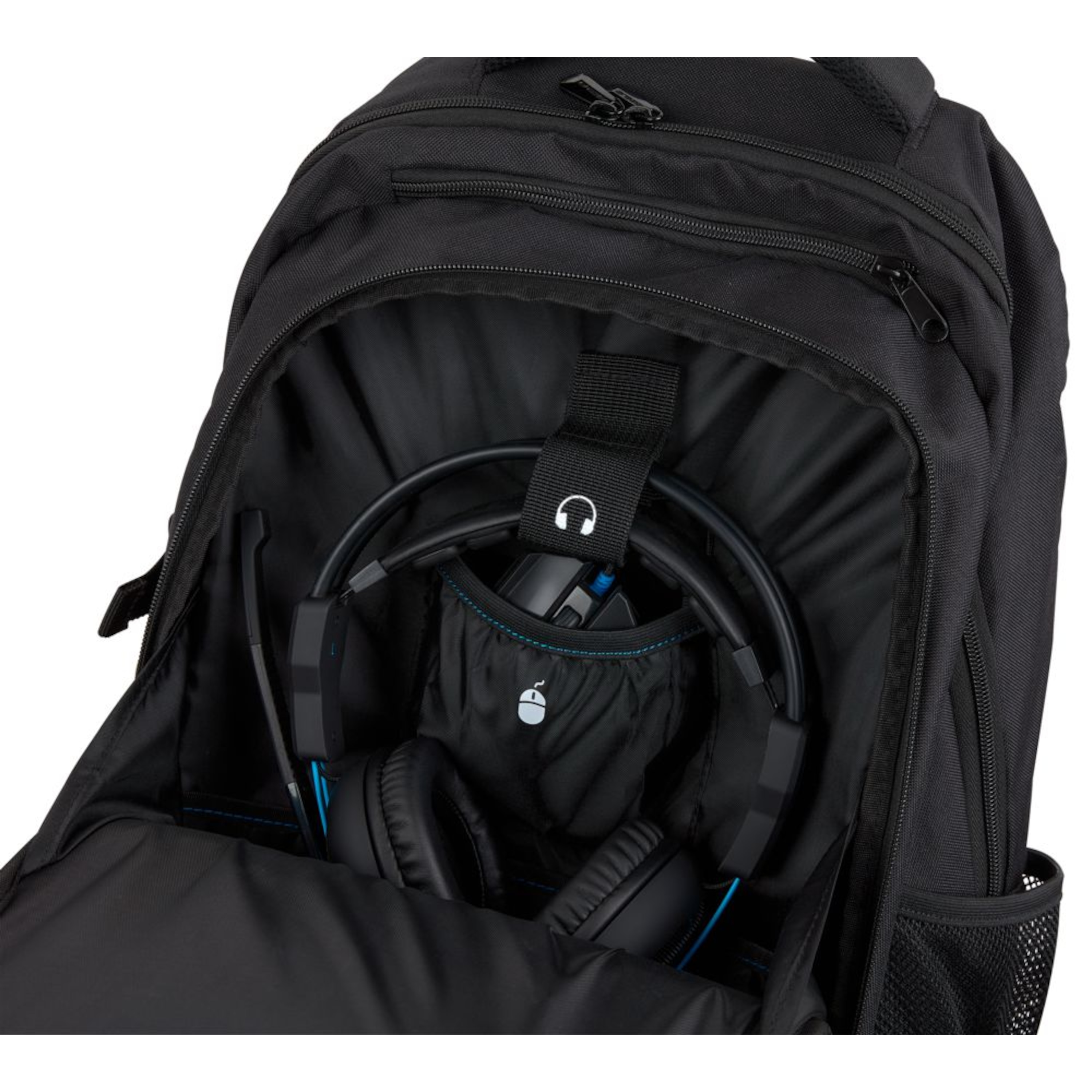 MEDION® ERAZER® X89044 Gaming-Rucksack, Perfekter Schutz für unterwegs, Gepolstertes Notebookfach für Notebooks bis 17‘‘, Hoher Tragekomfort durch optimierte Anpassung