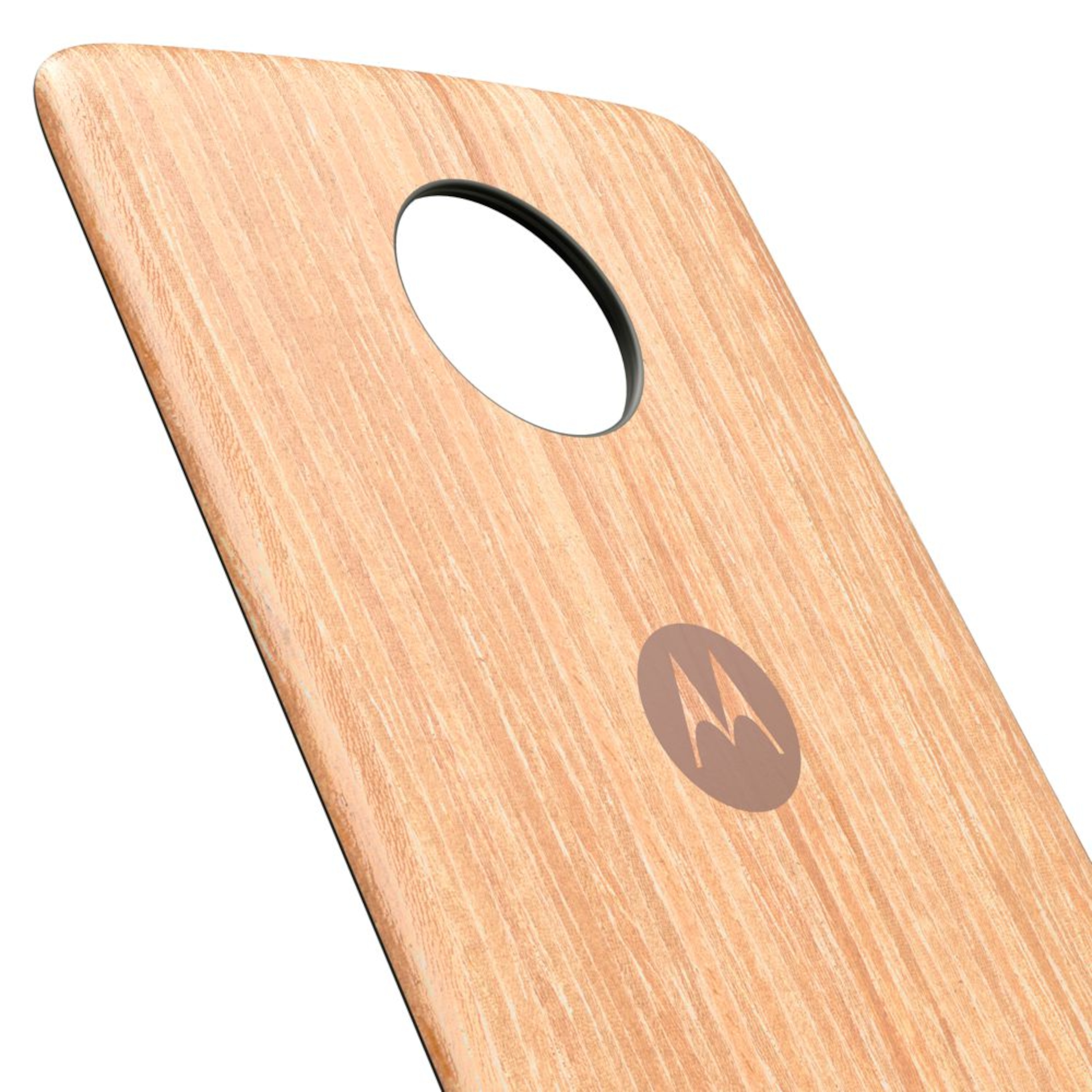 MOTOROLA moto Style Washed Oak Wood Back-Cover, Premium-Materialien, individuell anpasspar, geeignet für alle Smartphones der moto z Familie