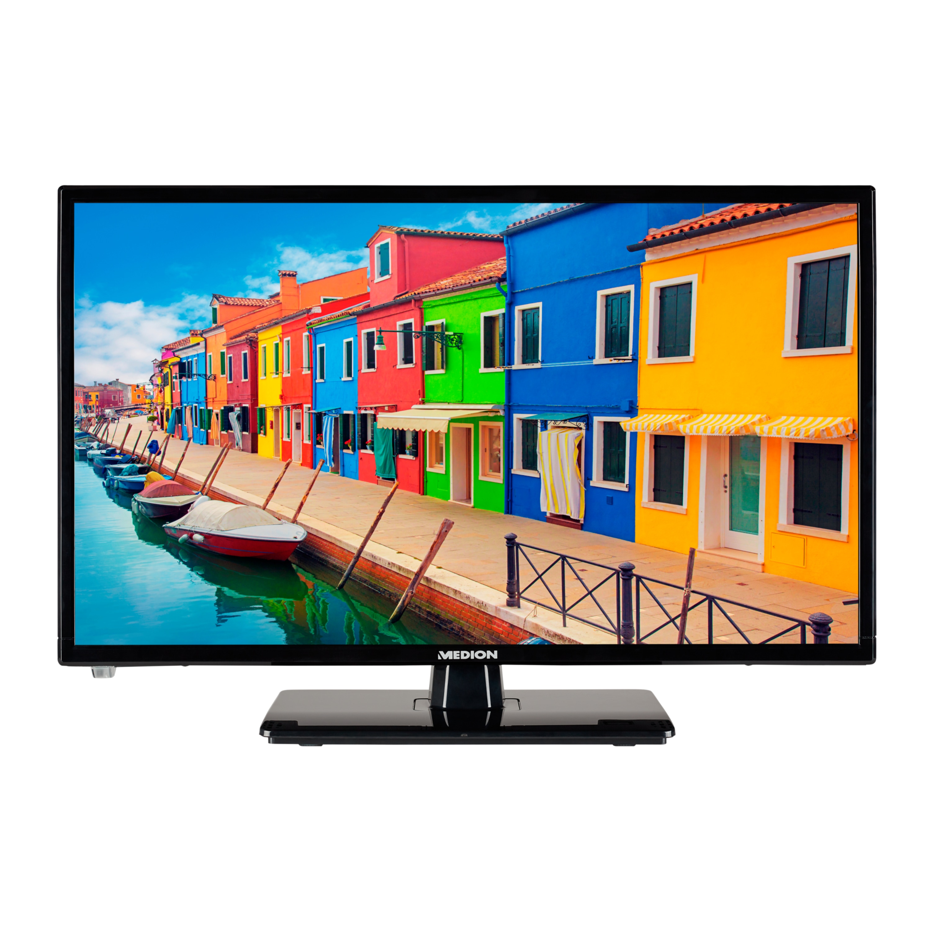 MEDION® LIFE® E12283 TV, 54,6 cm (21,5'') Full HD Display, HD Triple Tuner, DVB-T2 HD Antenne, Car-Adapter, integrierter Mediaplayer (B-Ware)