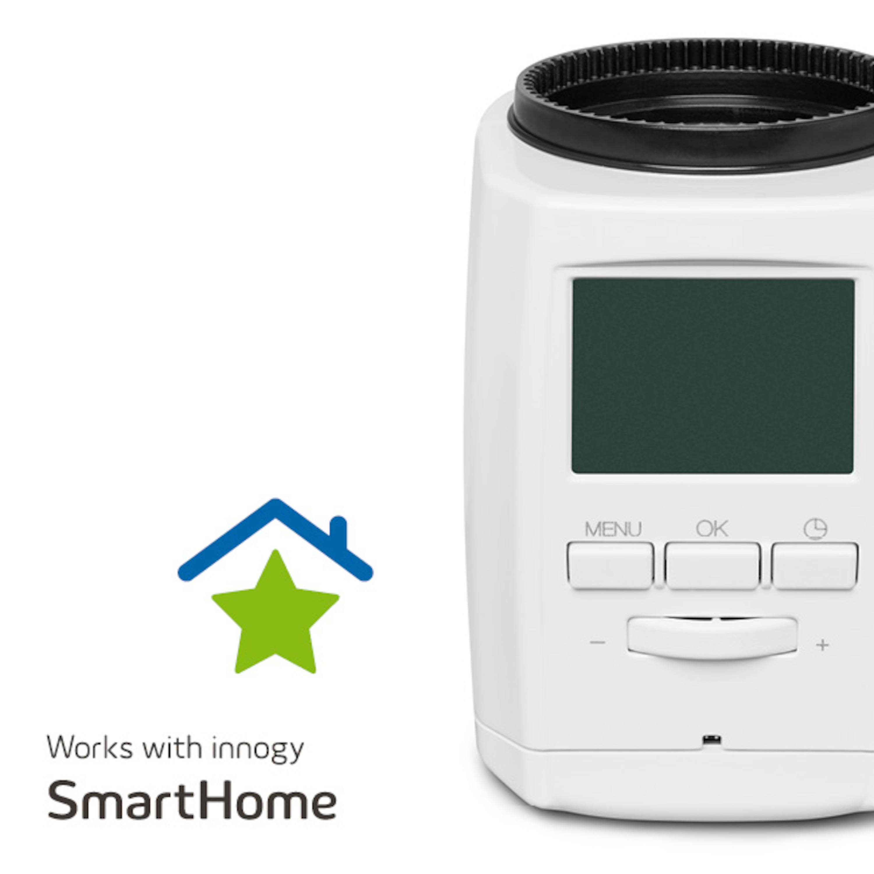 MEDION® Smart Home Heizkörperthermostat P85711, Zeitsteuerung oder Fernsteuerung, 30% Heizkosten sparen, 3 Adapter