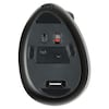 MEDION® LIFE® E81023 Vertikale Maus, wahlweise Bluetooth® oder 2.4 GHz Funktechnologie, ergonomisches Design für ermüdungsfreies Arbeiten, USB Nano-Empfänger