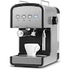MEDION® Espressomaschine MD 17115 mit 15 bar, Siebträger, Milchaufschäumer, 1,2L Wassertank