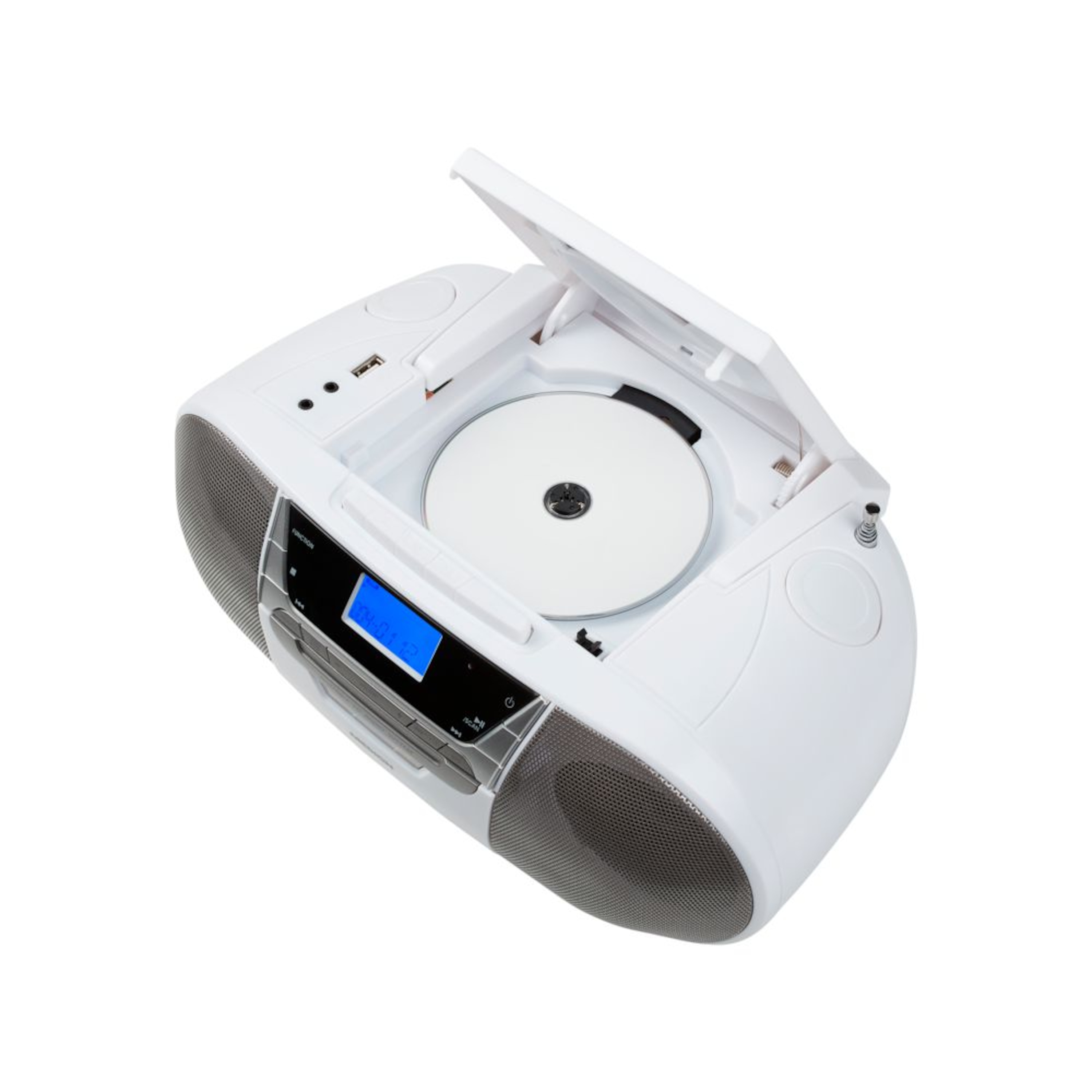 MEDION® LIFE® CD-/MP3-/Kassettenspieler, PLL-UKW Stereo Radio, LC-Display, CD/Mp3 Wiedergabe, USB-Anschluss, Kassettenfach, 2 x 20 W max. Musikausgangsleistung  (B-Ware)