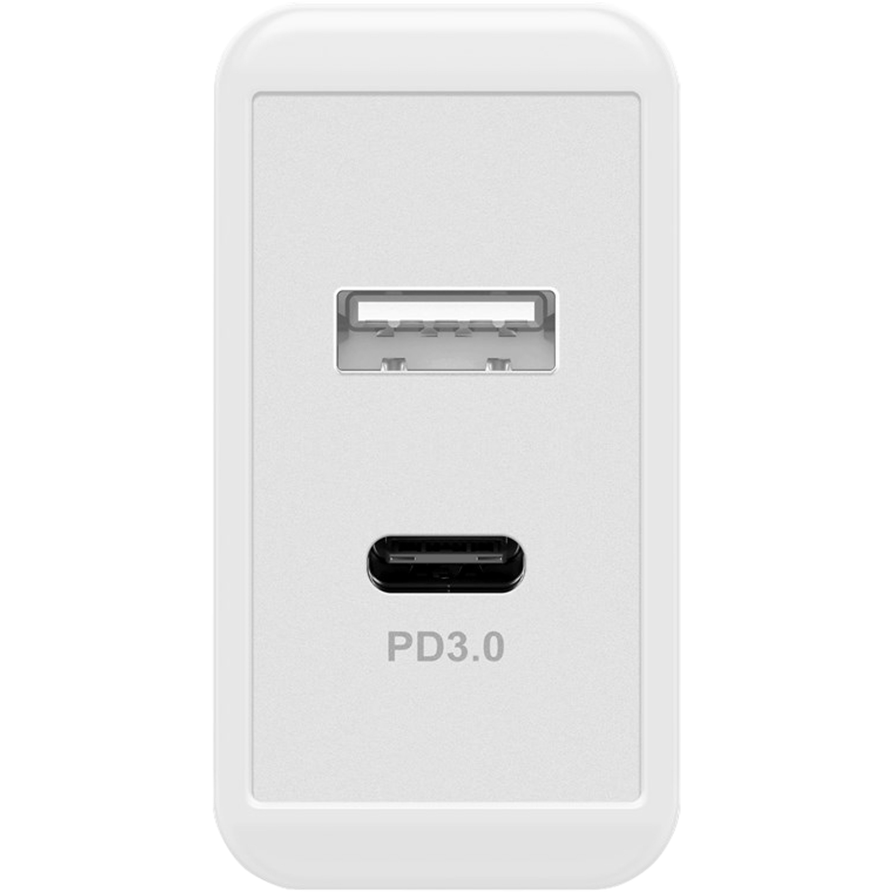 WENTRONIC Schnellladegerät Dual USB-C™ mit Power Delivery, lädt bis zu zwei Geräte gleichzeitig