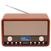 MEDION® LIFE® E66312 DAB+/UKW-Radio im Retro-Look, Dot-Matrix-Display, 20 Senderspeicher, Einschlaf- und Schlummerfunktion, 2 x 20 W max. Musikausgangsleistung  (B-Ware)