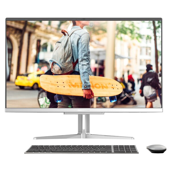 MEDION AKOYA E27301 | AMD Ryzen 5 | Windows 10 Home | Radeon Vega 8 | 27 inch Full HD | 8 GB RAM | 512 GB SSD | All-in One PC