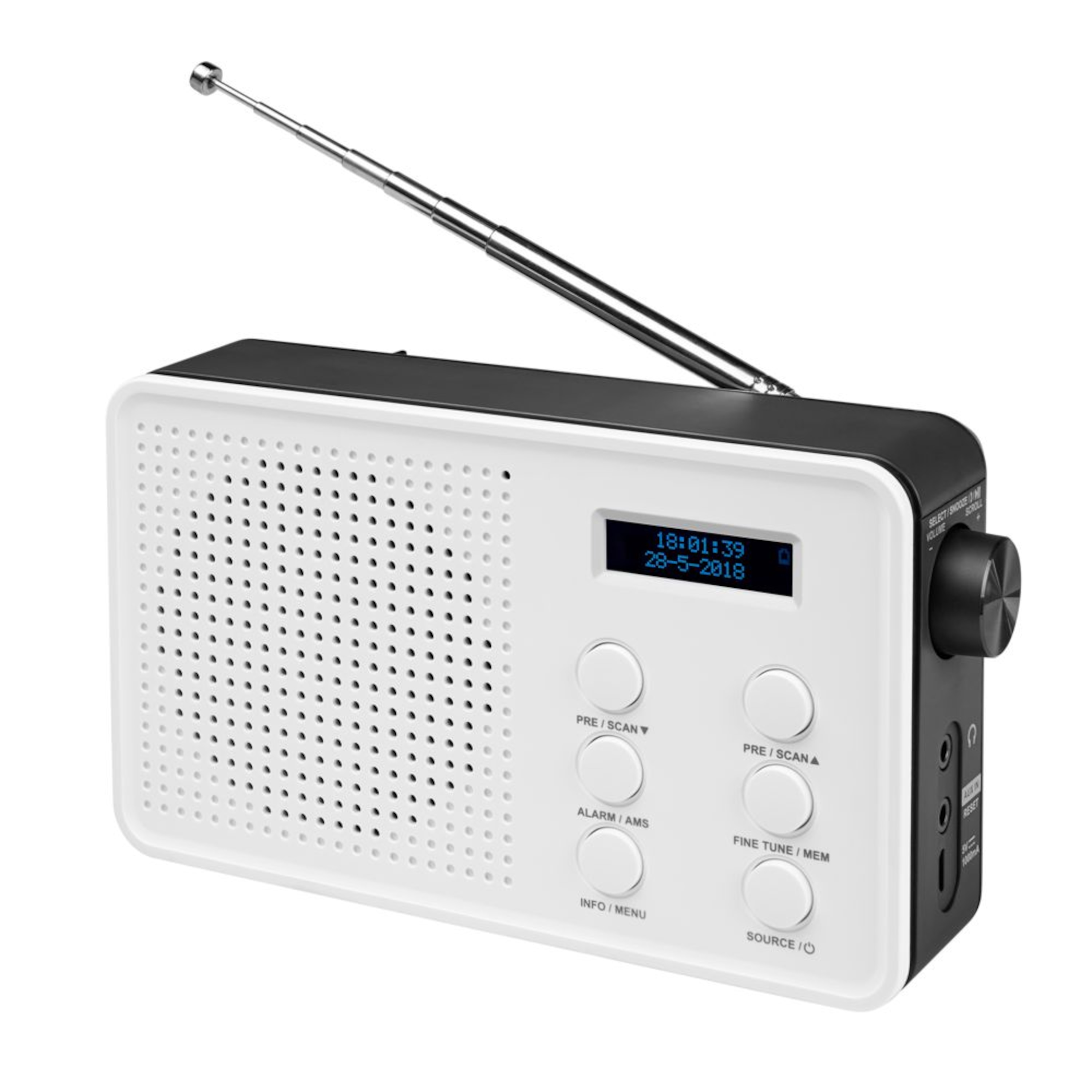 MEDION® LIFE® E66420 Tragbares DAB+/UKW-Radio, Bluetooth® 4.2, 60 Senderspeicher, 15 W (1,5 W RMS), LC-Display mit Hintergrundbeleuchtung, Freisprechfunktion  (B-Ware)