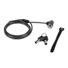 MEDION® Cerradura para portátil ERAZER®, protección antirrobo, cable de acero multifilar, rótula giratoria