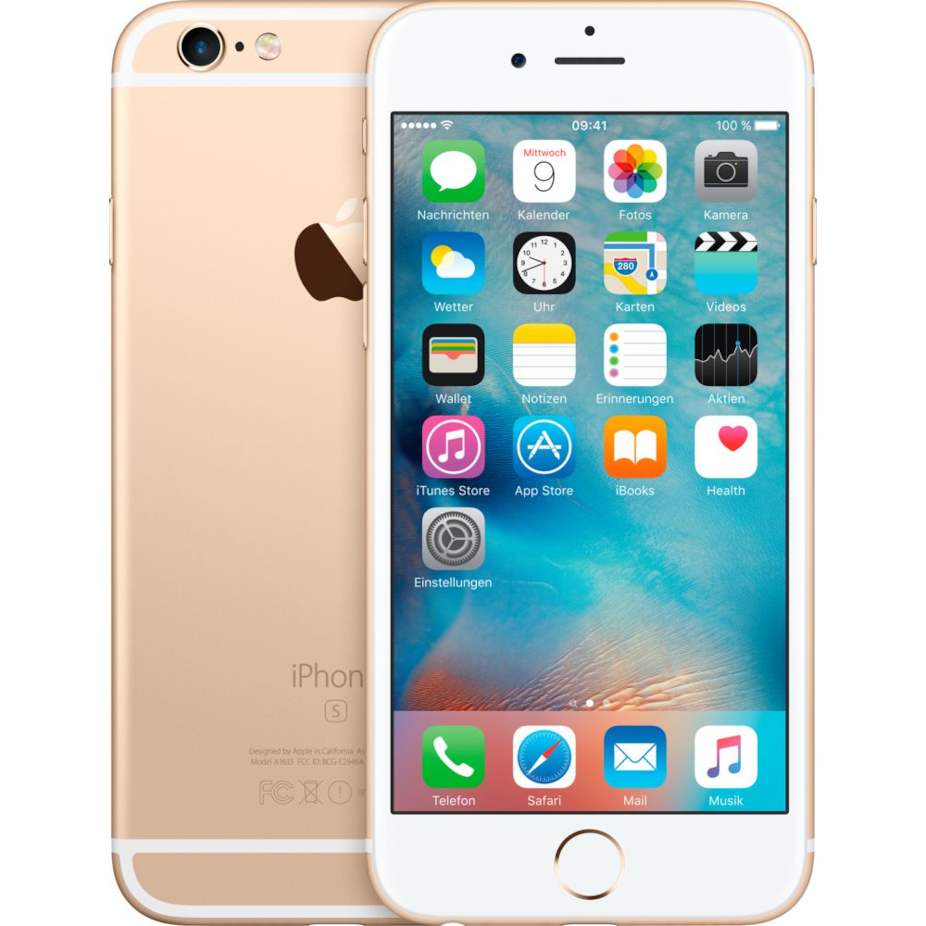 APPLE iPhone 6s Smartphone, 11,94 cm (4,7'') Retina HD Display, 128 GB Speicher, A9 Chip, LTE, generalüberholt
