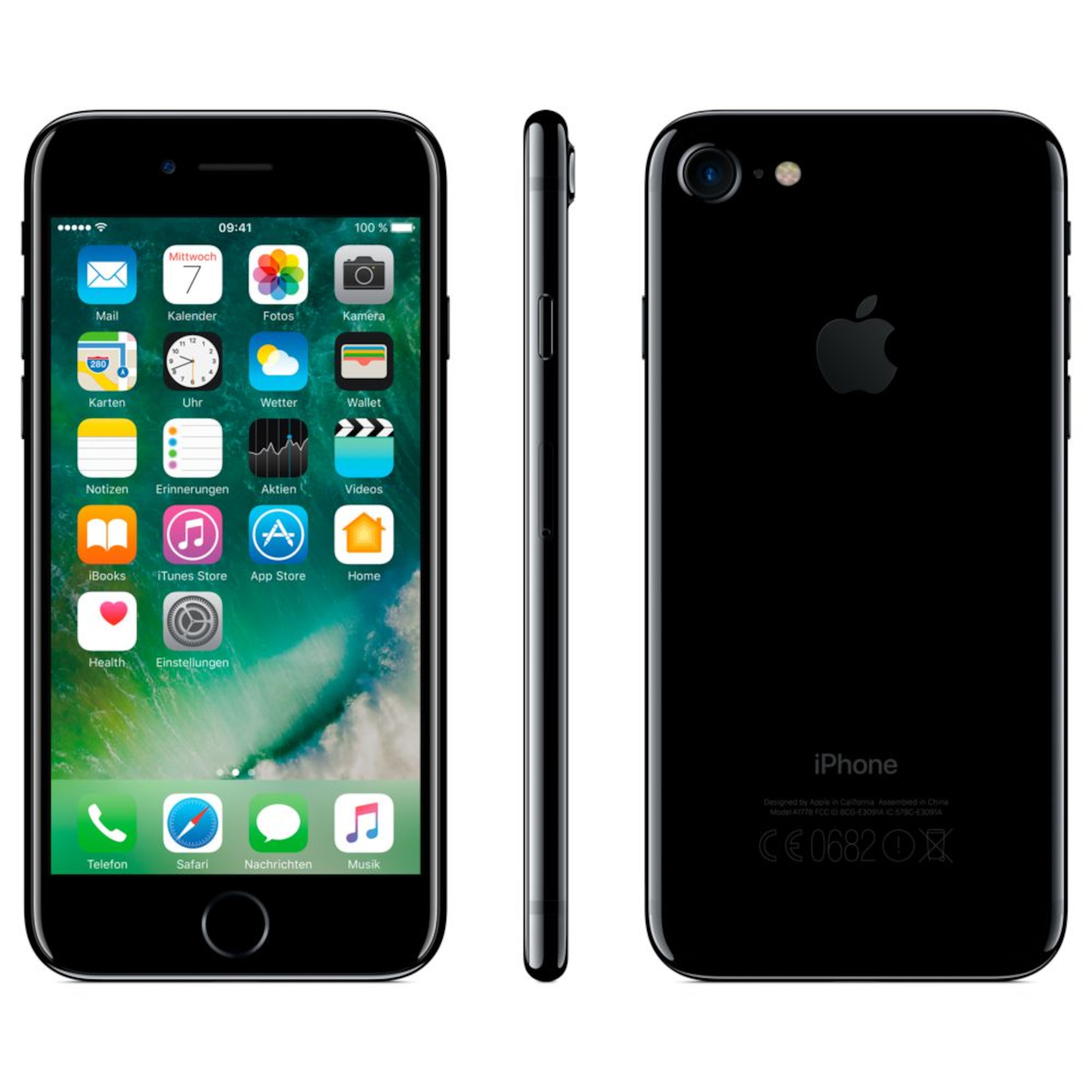 APPLE iPhone 7 Smartphone, 11,94 cm (4,7'') Retina HD Display, 128 GB Speicher, A10 Fusion Chip, LTE, Touch ID, generalüberholt