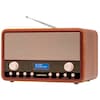 MEDION® LIFE® E66312 DAB+/UKW-Radio im Retro-Look, Dot-Matrix-Display, 20 Senderspeicher, Einschlaf- und Schlummerfunktion, 2 x 20 W max. Musikausgangsleistung  (B-Ware)