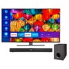 MEDION® LIFE® S15555 Smart-TV, 138,8 cm (55'') Ultra HD Fernseher, inkl. LIFE® P61220 TV-Soundbar mit Subwoofer - ARTIKELSET