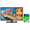 MEDION® LIFE® E12442 LCD-TV, 59,9 cm (23,6'') Full HD Fernseher, inkl. DVB-T 2 HD Modul (1 Monat freenet TV gratis) - ARTIKELSET