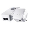DEVOLO dLAN 550 duo+ & 550 WiFi | Easy Home WiFi Starter Kit | geïntegreerd stopcontact aan de voorzijde | WiFi Move-technologie | compact design
