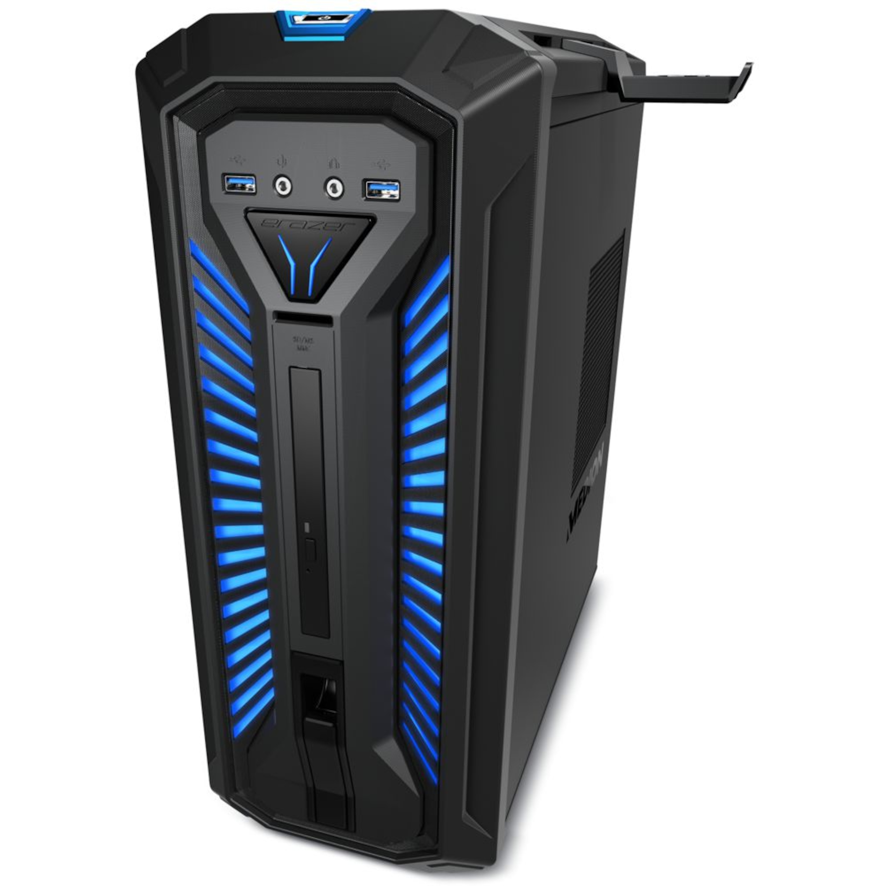 MEDION® ERAZER® P66020, Intel® Core™ i5-8400, Windows 10 Home, GTX 1070, 256 GB PCIe SSD, 1 TB HDD, 8 GB RAM, High-End Gaming PC