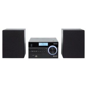 MEDION® LIFE® P64935 Micro-Audio-System, DAB+/PLL-UKW Stereo-Radio, Bluetooth®, USB-Anschluss, AUX, 2 x 5 W RMS