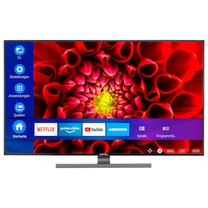 MEDION® LIFE S14305 Smart-TV | 108 cm (43 pouces) | Ultra HD Display | HDR | Dolby Vision | Micro Dimming | MEMC | PVR ready | Netflix | Amazon Prime Video | Bluetooth | DTS HD | HD Triple Tuner | CI+