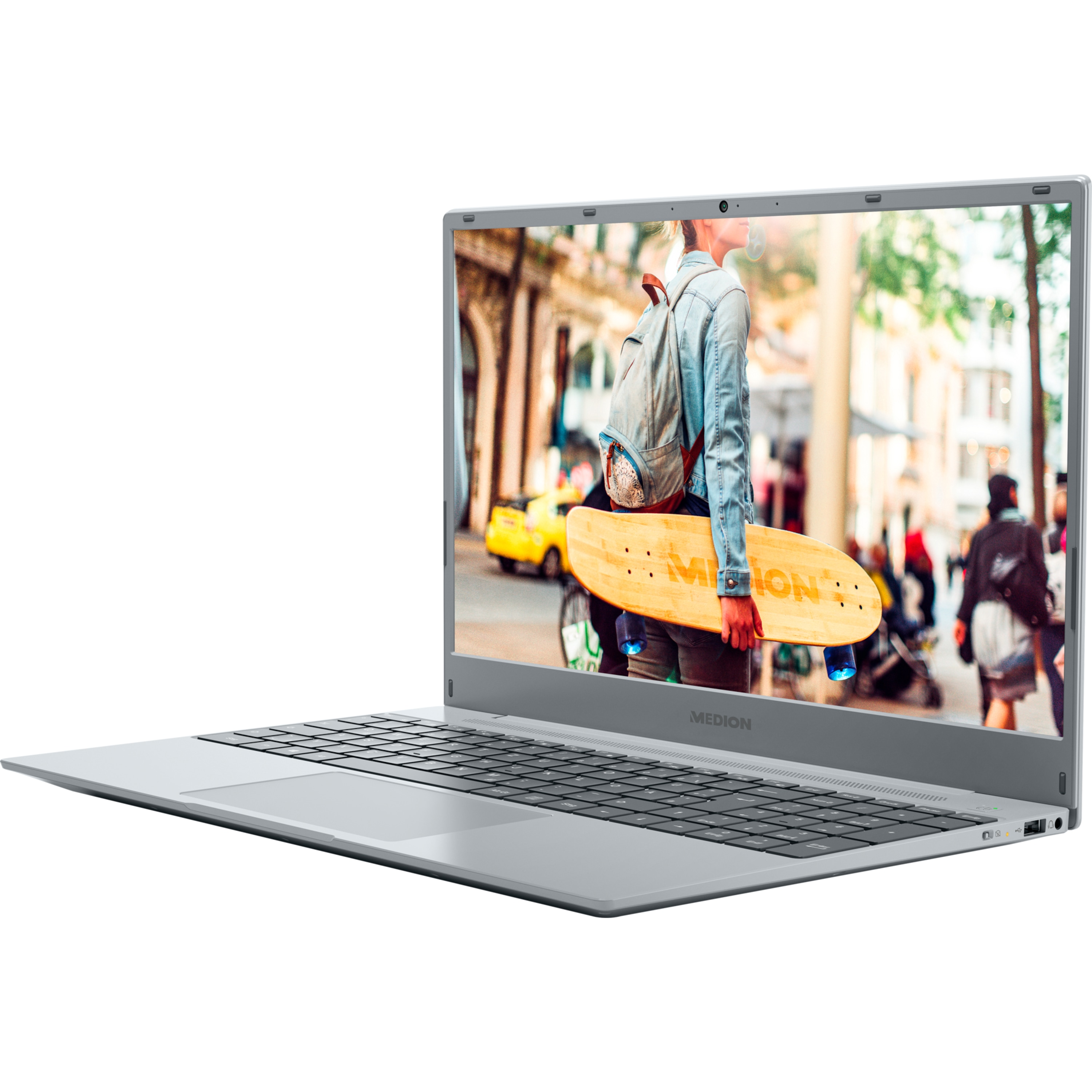 MEDION® E15308 Laptop, AMD 3020e, Windows 11 Home (S Modus), 39,6 cm (15,6'') FHD Display, 128 GB SSD, 4 GB RAM