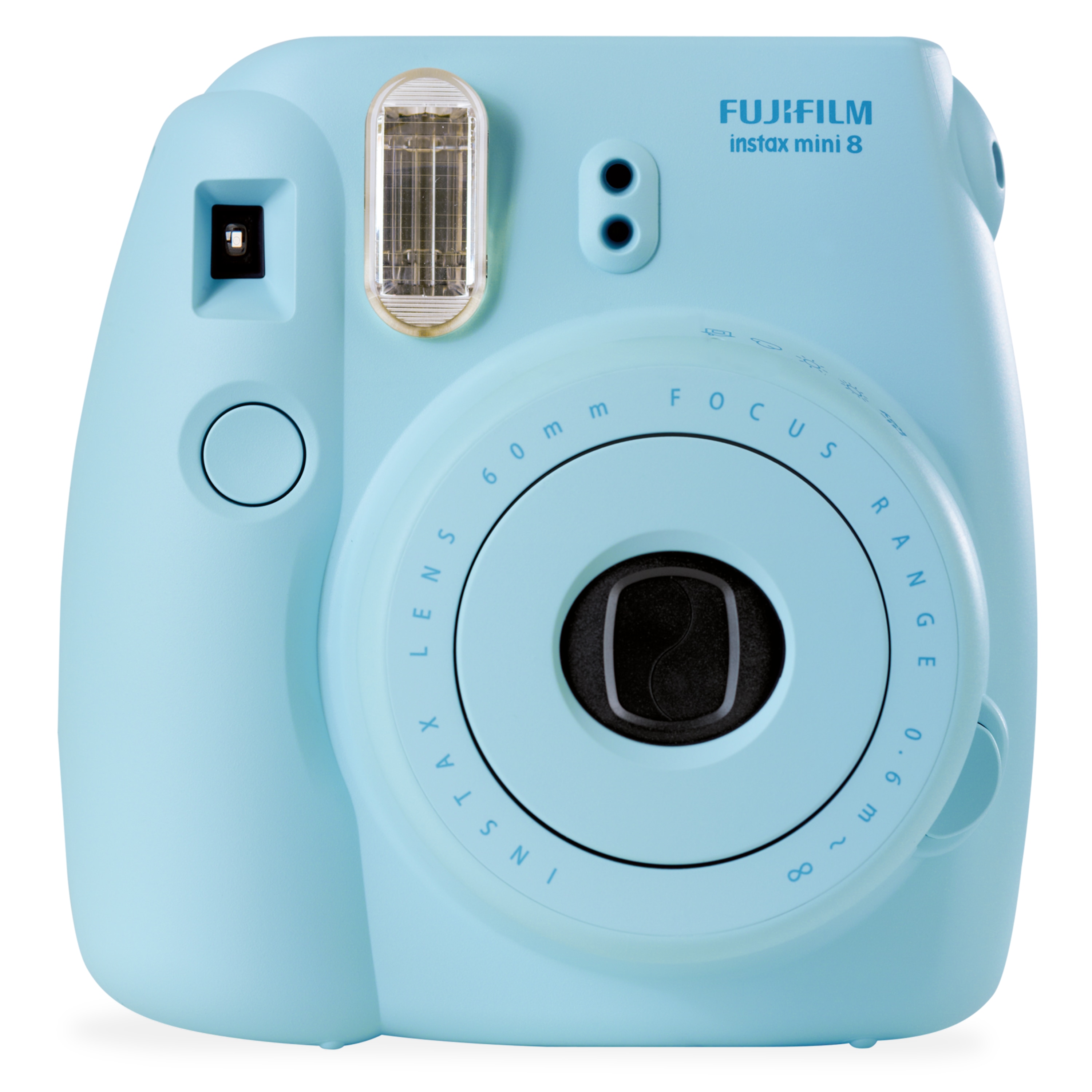 FUJIFILM Instax Mini 8 Sofortbildkamera, kinderleichte Bedienung, manuelle Belichtungseinstellung, High-Key Aufnahmefunktion, Fujinon-Objektiv, integrierter Blitz