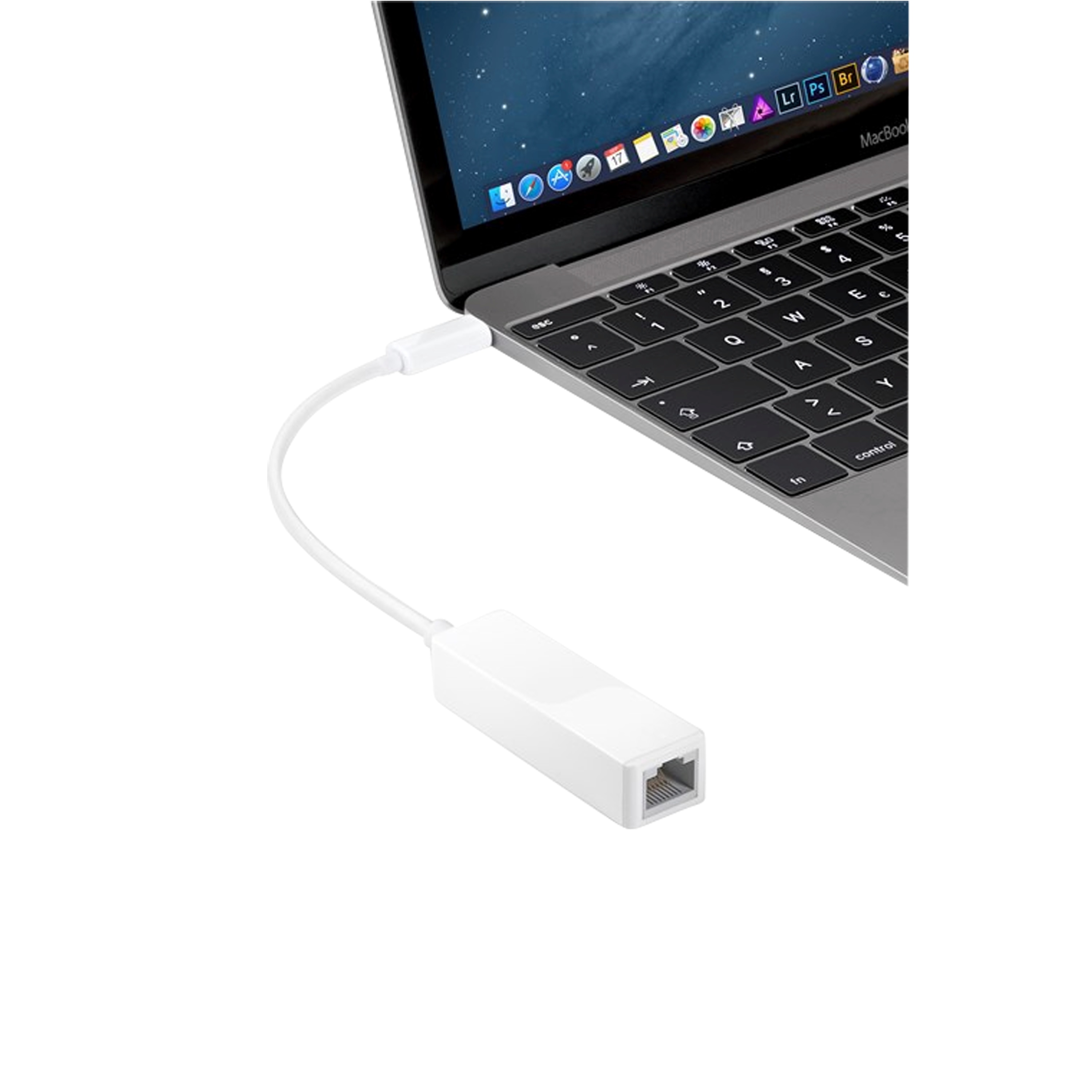 GOOBAY USB-C™-Adapter, USB-C™-Stecker auf RJ45-Buchse, schnelle Verbindung vom Computer zu einem kabelgebundenen Netzwerk, geeignet für das MacBook mit USB-C™ Port