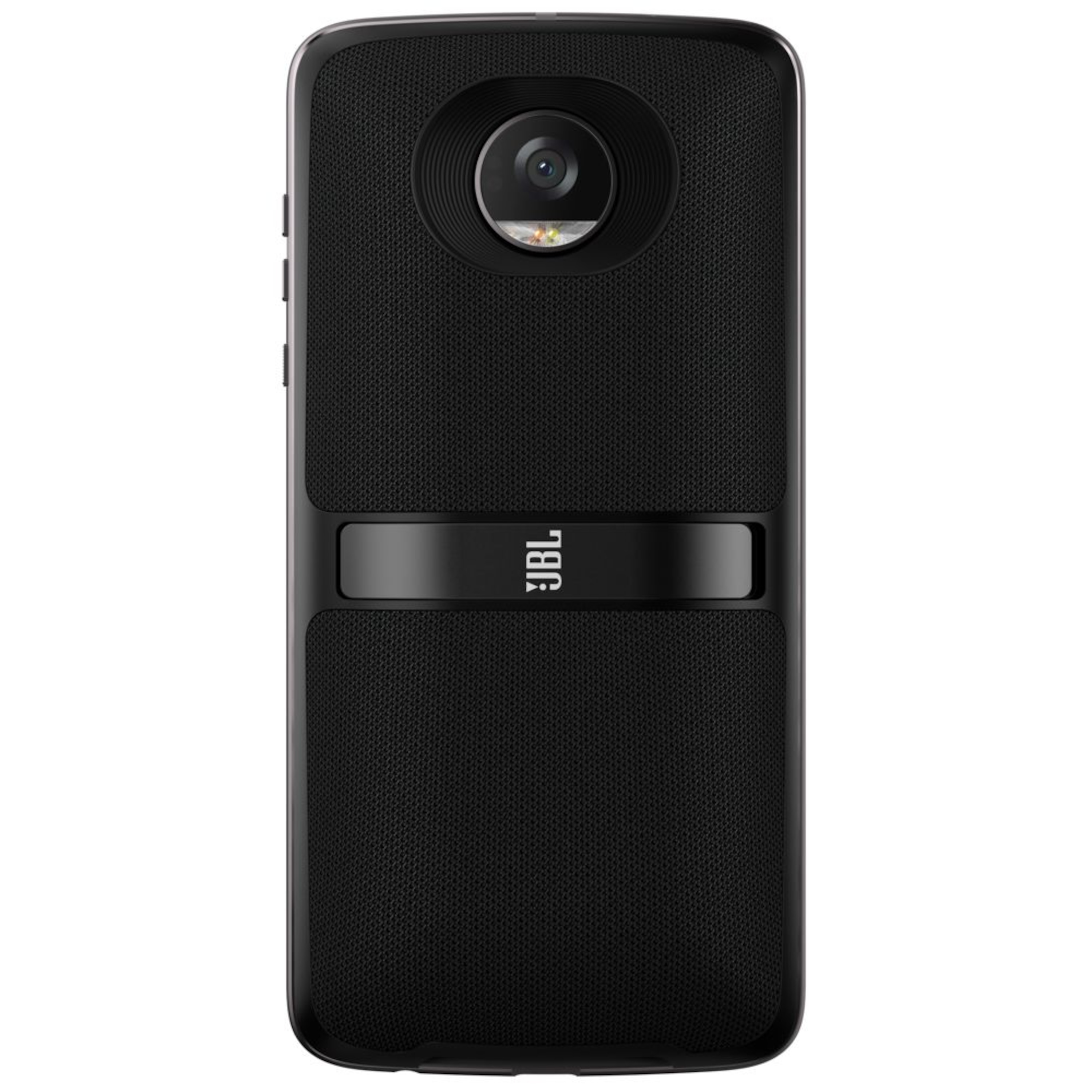 ECOM_MotoModsSoundboost2 MotoZ2Play_BlkDv LunarGrayDv_AmpFront