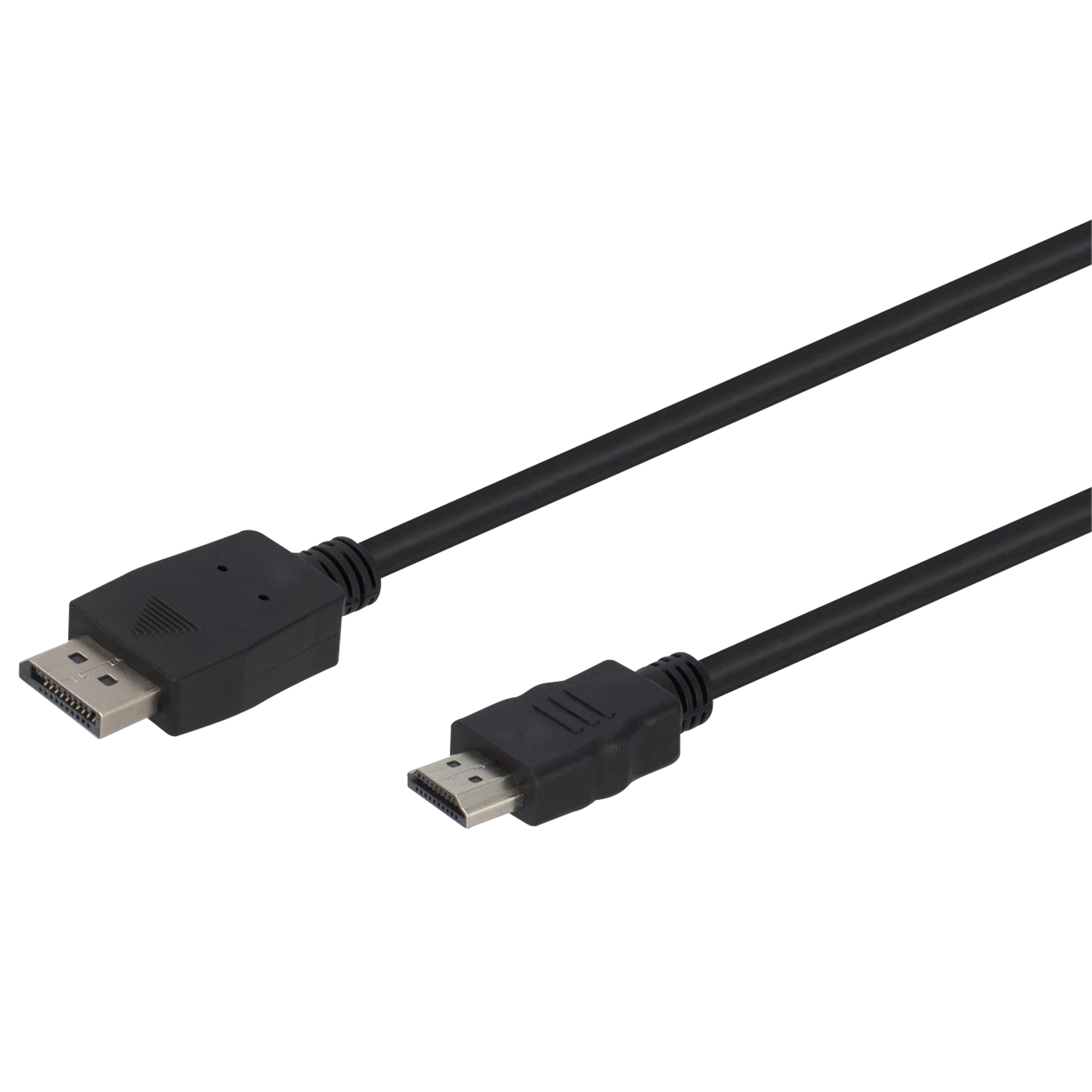 GOOBAY DisplayPort auf HDMI Kabel, erweitern Sie Ihren Notebook-Bildschirm durch einen HDMI™-Monitor, unterstützt HDCP™, Audio-Passthrough und bis zu 1080p,
