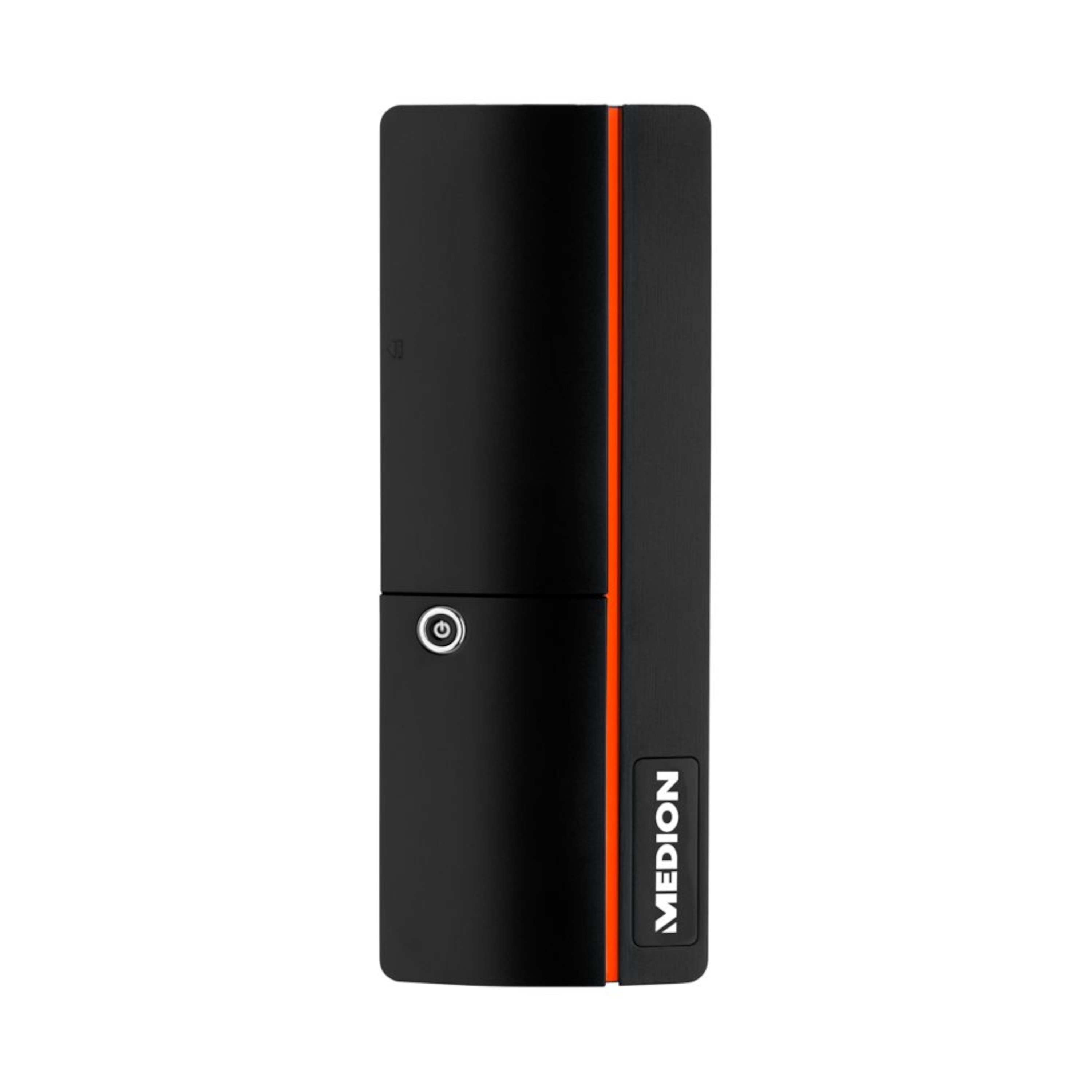 ECOM_MEDION_PC_P8_Front_schwarz_orange