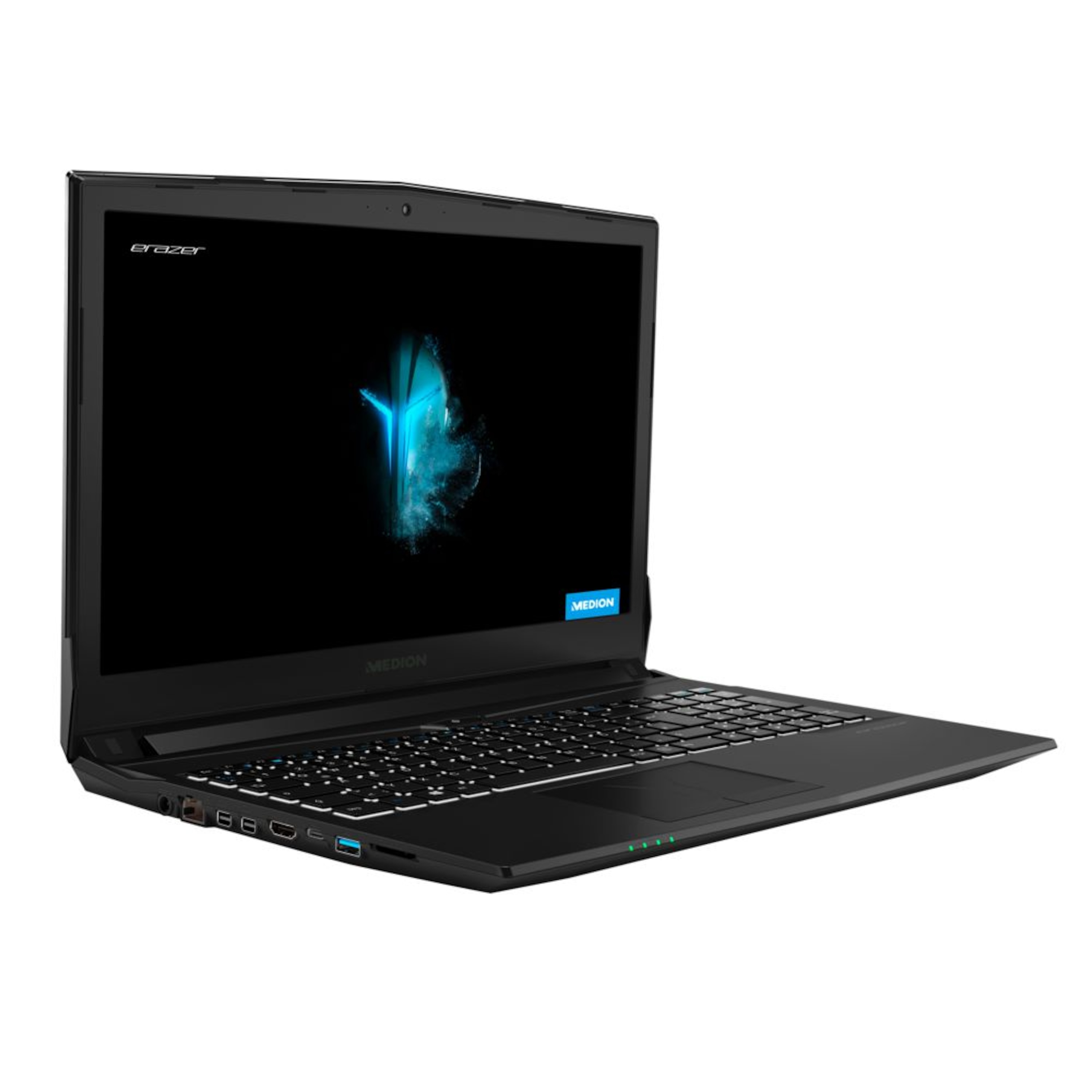 MEDION® ERAZER® P6705, Intel® Core™ i7-8750H, Windows 10 Home, GTX 1050 Ti, 39,5 cm (15,6’’) FHD Display, 256 GB PCIe SSD, 1 TB HDD, Backlit Keyboard, Core Gaming Notebook