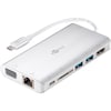 WENTRONIC Adaptateur multiport USB-C ™ Premium, étend un périphérique USB-C ™ avec les connexions les plus répandues / les plus populaires, solution tout-en-un parfaite