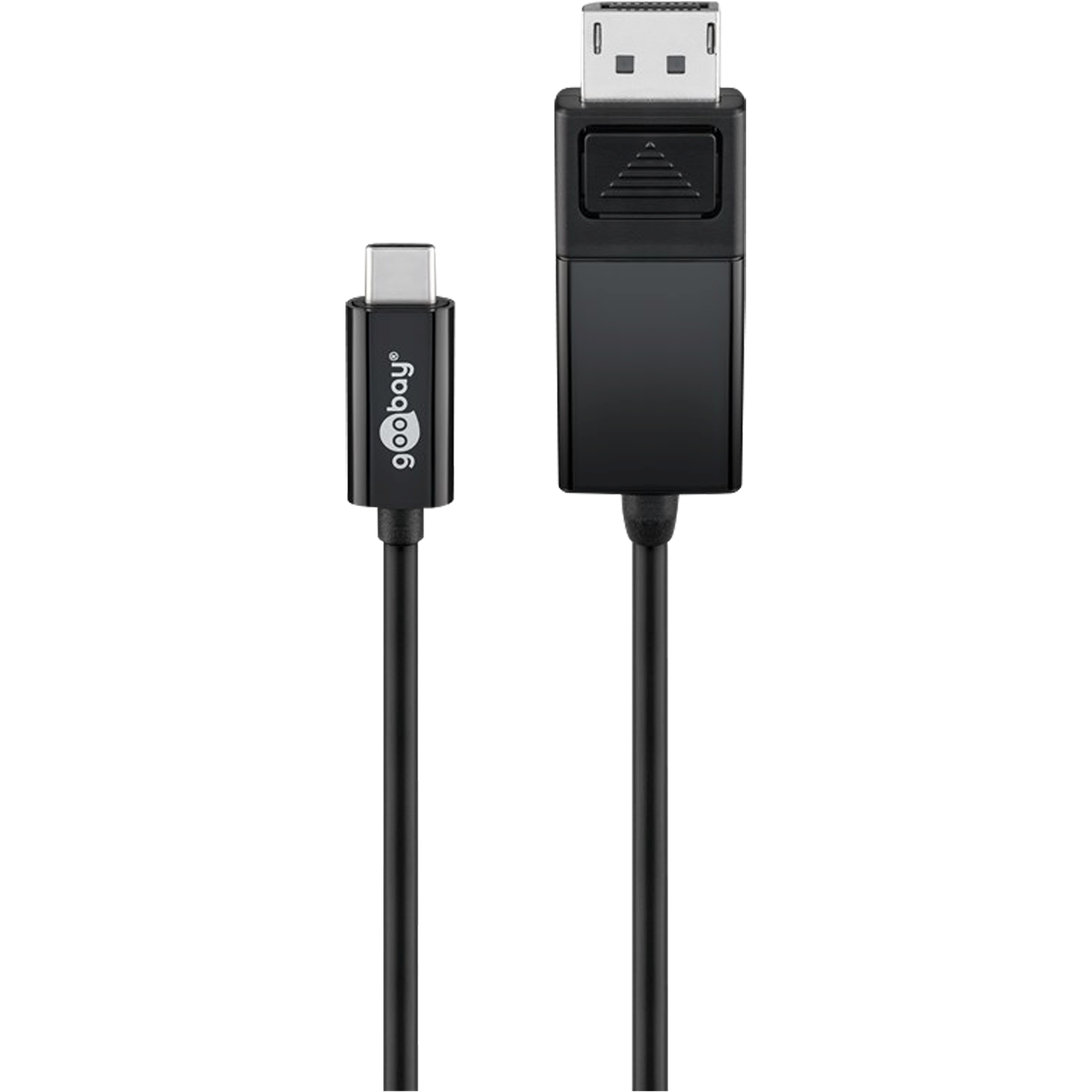 GOOBAY USB-C™- DisplayPort Adapterkabel, zur Übertragung von UHD-Videosignalen vom Mac/PC z.B. auf einen Monitor oder Beamer