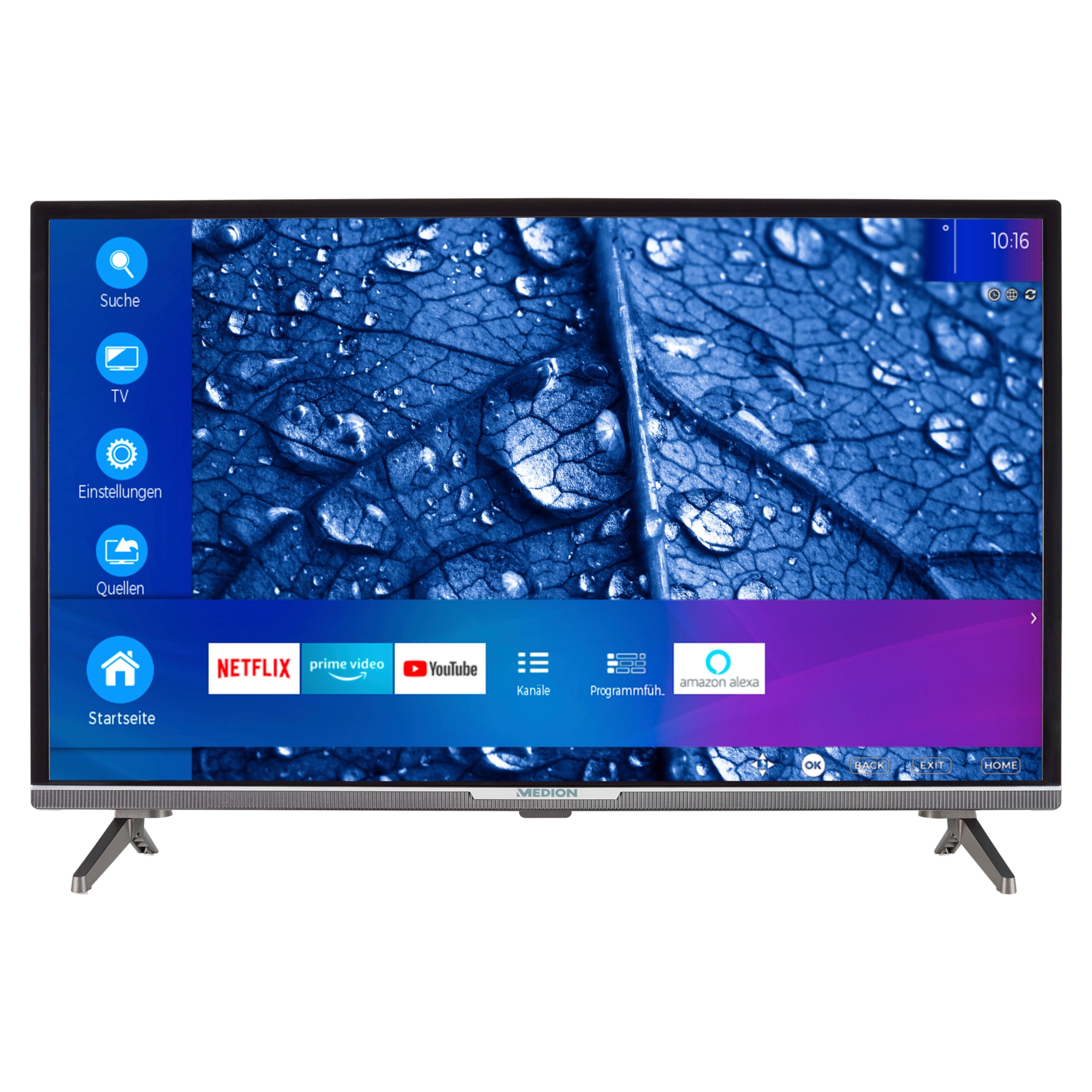 LIFE® P13207 smart-tv | 80 cm (32'') Full HD-scherm | HDR | PVR ready | Bluetooth® | Netflix | Amazon Prime Video