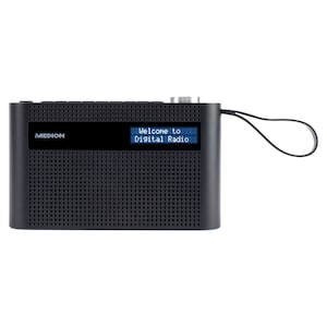 MEDION® DAB+ LIFE P66007 Radio | Dot Matrix Display | DAB+/FM | Bluetooth 5.0 | Geïntegreerde batterij | Compact ontwerp | 3 W (RMS)