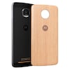 MOTOROLA moto Style Washed Oak Wood Back-Cover, Premium-Materialien, individuell anpasspar, geeignet für alle Smartphones der moto z Familie