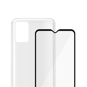 PANZERGLASS PanzerGlass Displayschutzfolie + Clear Soft Case für Samsung Galaxy A02s