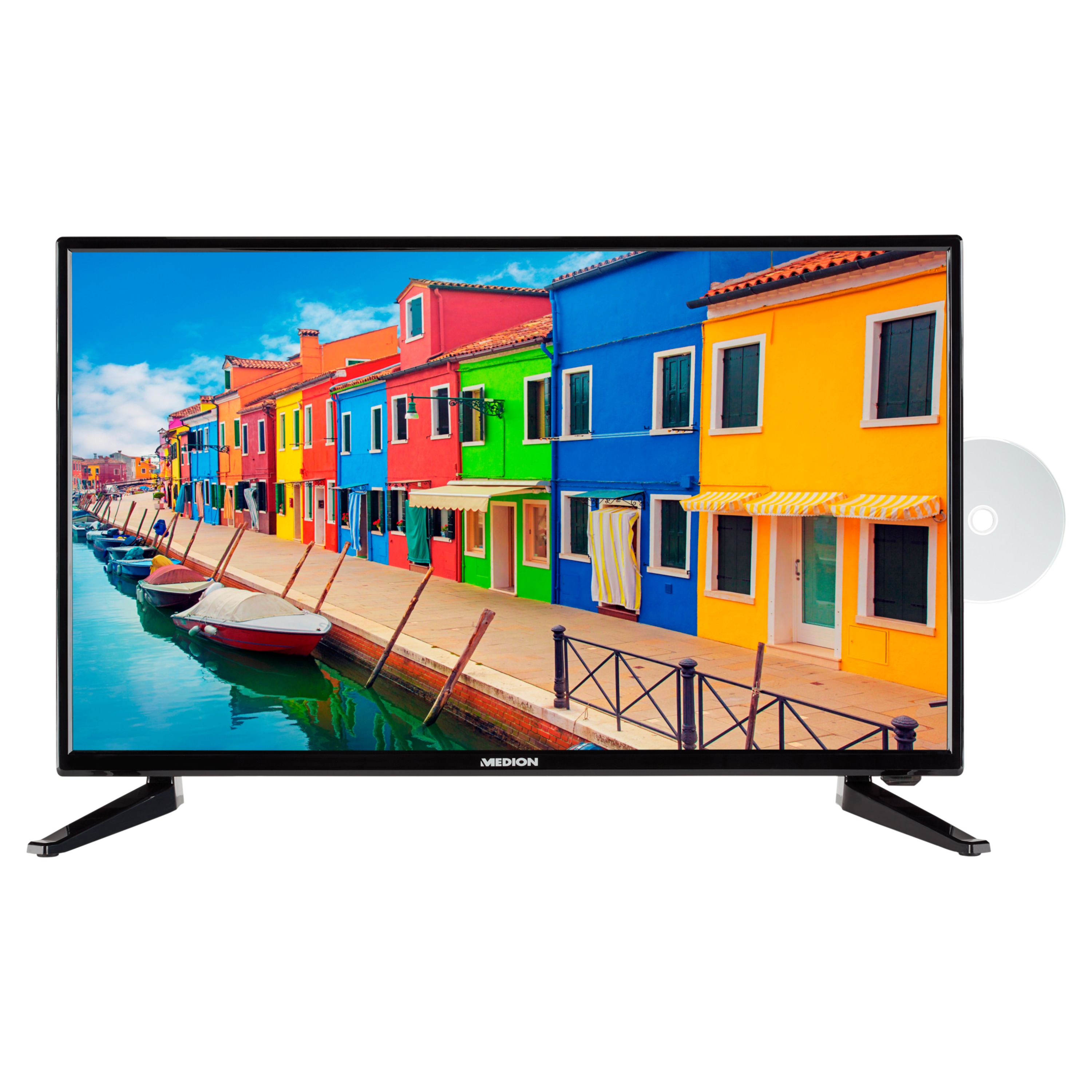 MEDION® LIFE® E12845 LCD-TV, 69,9 cm (27,5'') HD Triple Tuner, integrierter DVD-Player, CI+